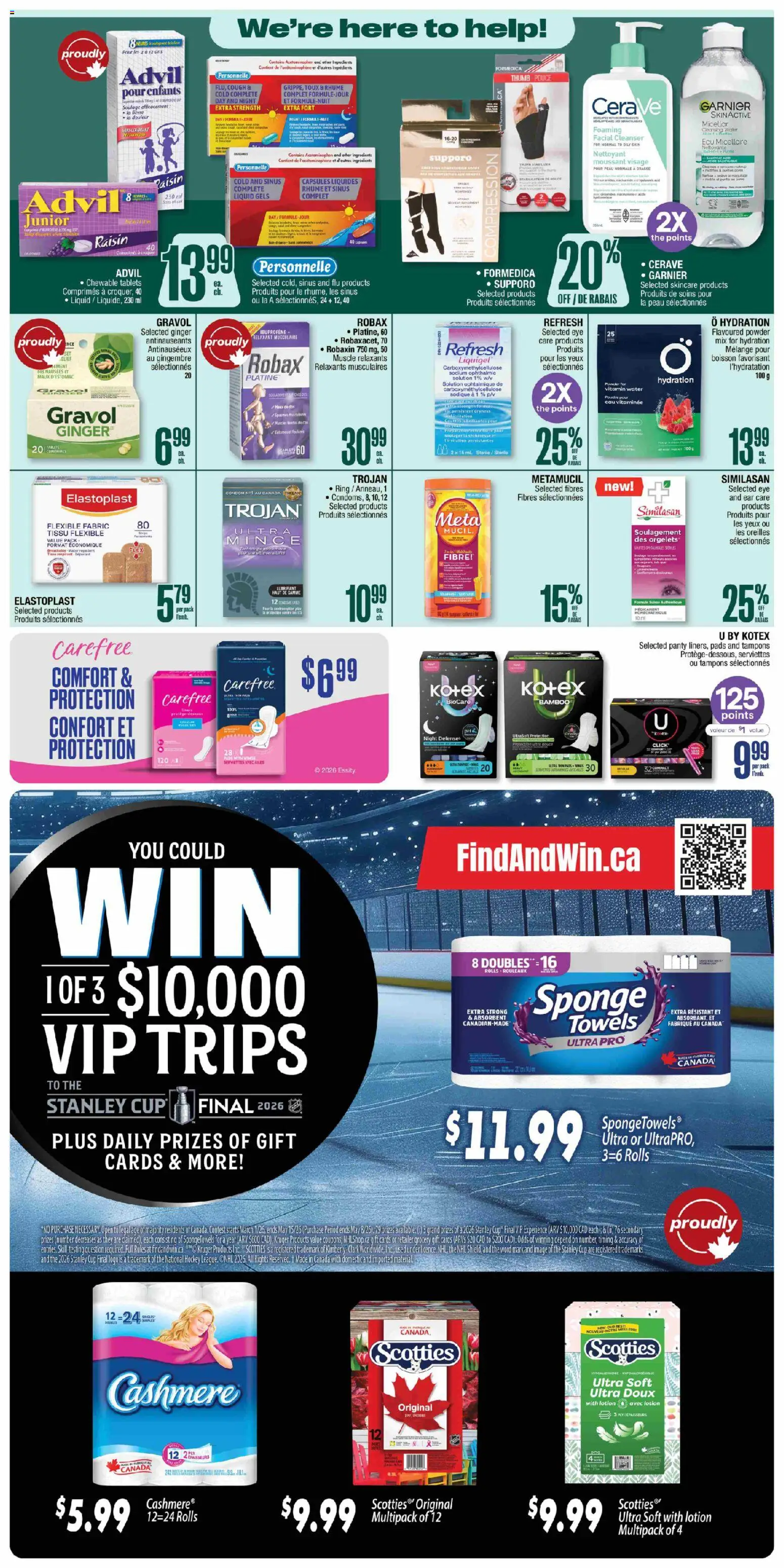 Jean Coutu flyer valid from 23.04.2026 | Page: 8 | Products: Powder, Sponge