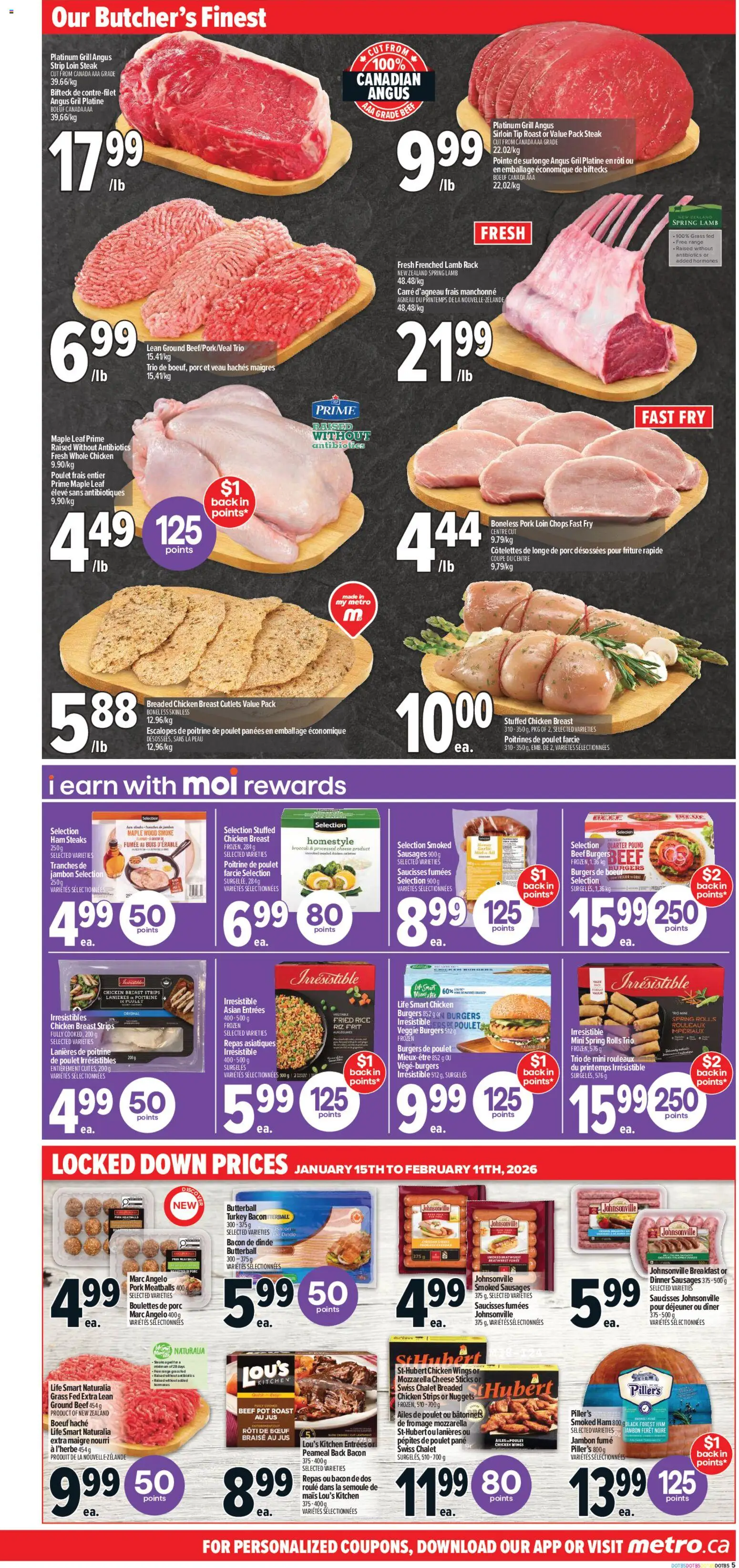 Metro flyer valid from 15.01.2026 | Page: 8 | Products: Rice, Turkey, Ham, Chicken