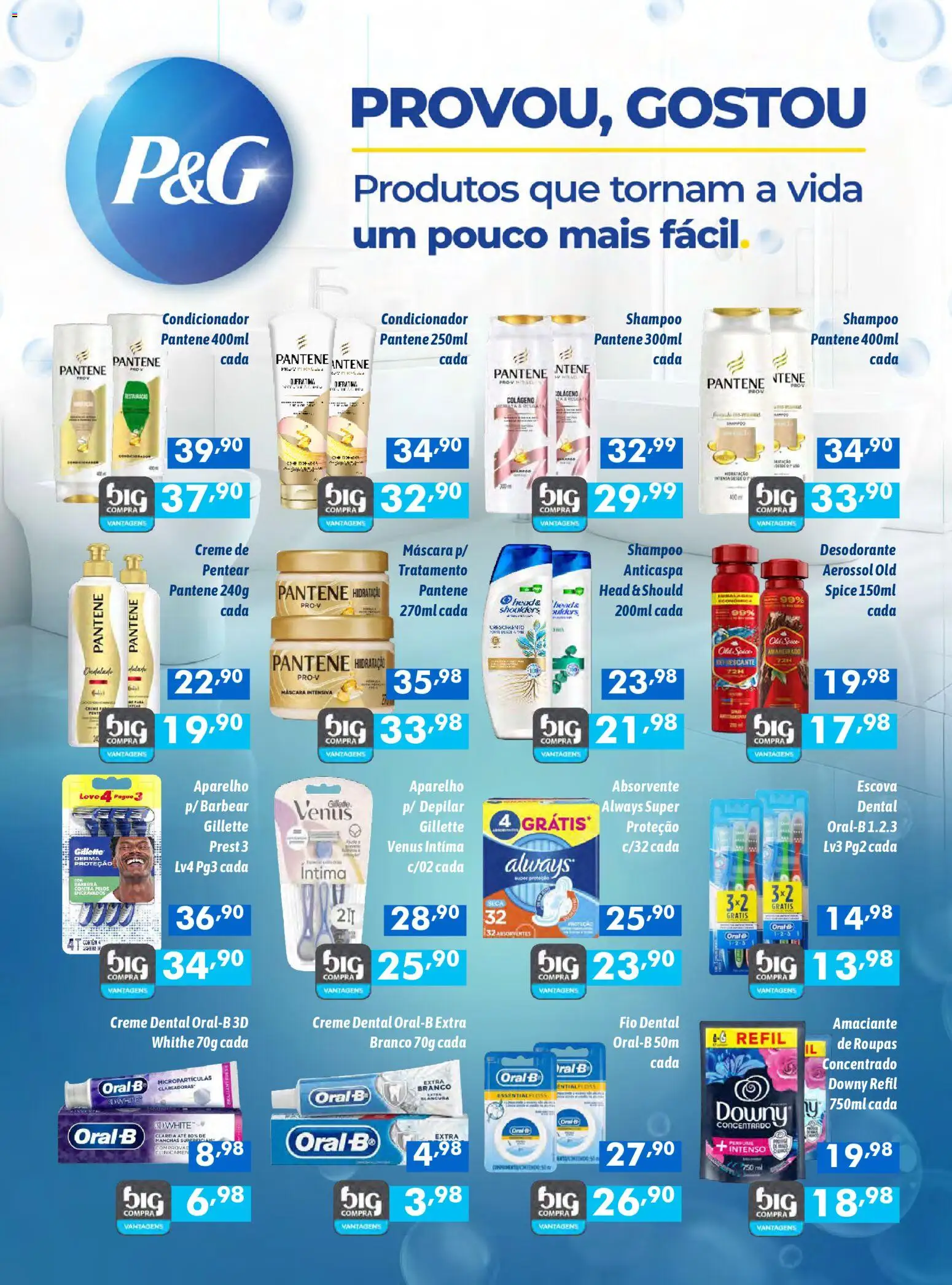 Big Compra Folheto - válido de 07.01.2026 | Página: 24 | Produtos: Condicionador, Desodorante, Shampoo pantene, Creme