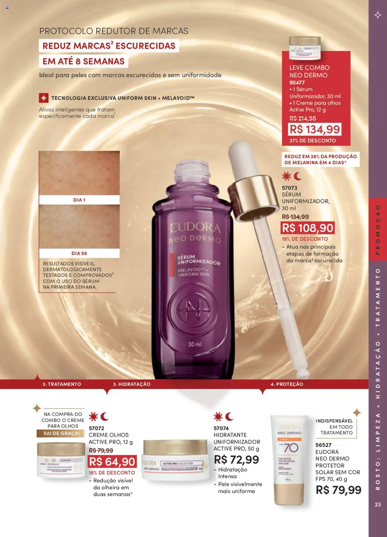 Eudora Folheto - válido de 08.09.2025 | Página: 23 | Produtos: Sérum, Creme