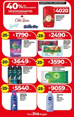Vista previa Supermercado DIA Ofertas válido desde el 01.04.2026 | Página: 24 | Productos: Body, Jabón líquido, Jabón, Desodorante