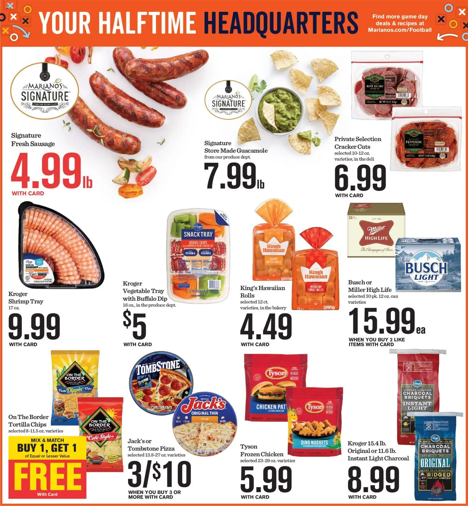 Mariano's Black Friday - valid from 12.11.2025 | Page: 6 | Products: Cheese, Chips, Sausage, Grill