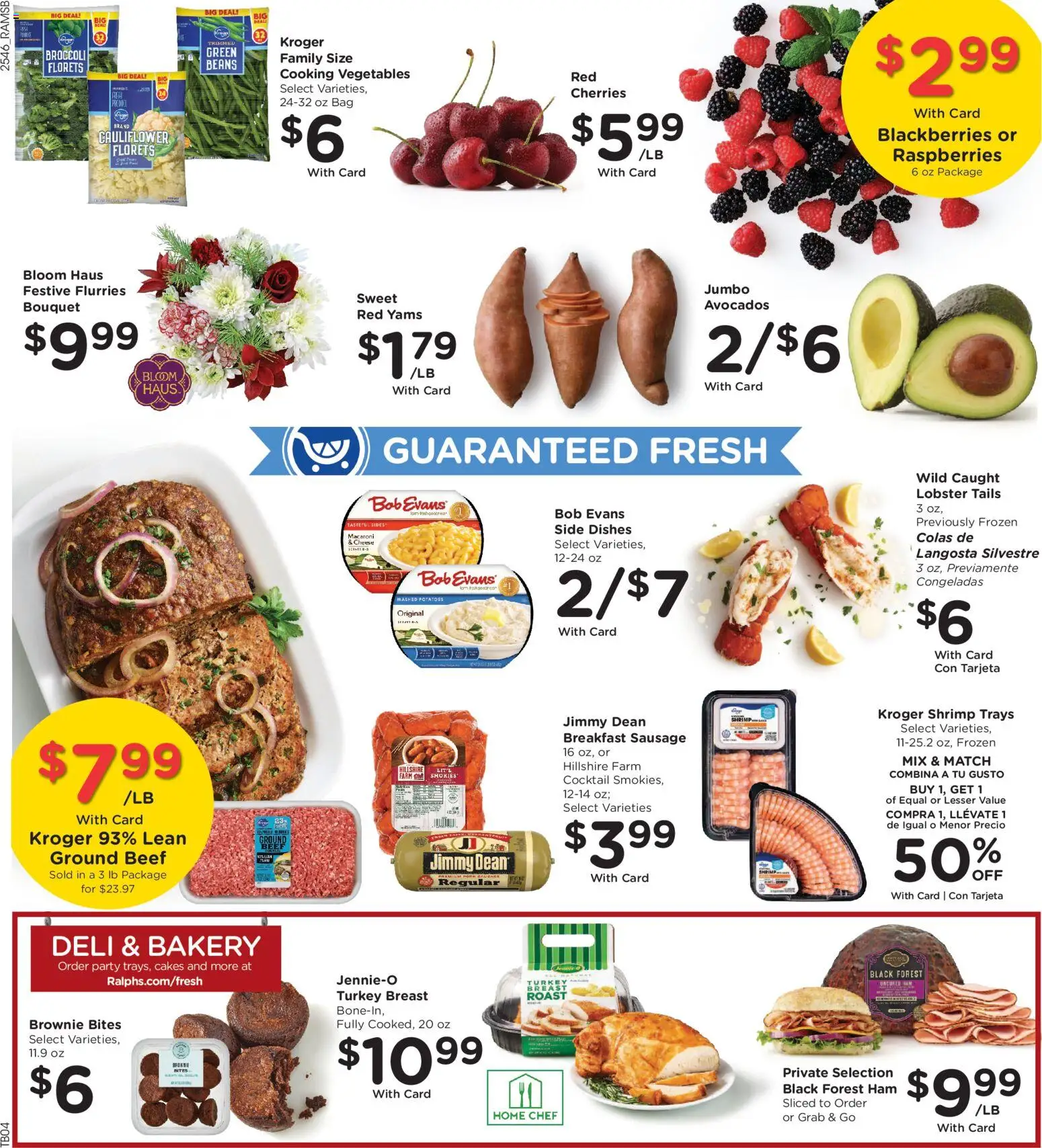 Ralphs Weekly Ad - valid from 17.12.2025 | Page: 12 | Products: Bakery, Beef, Vegetables, Brownie Bites