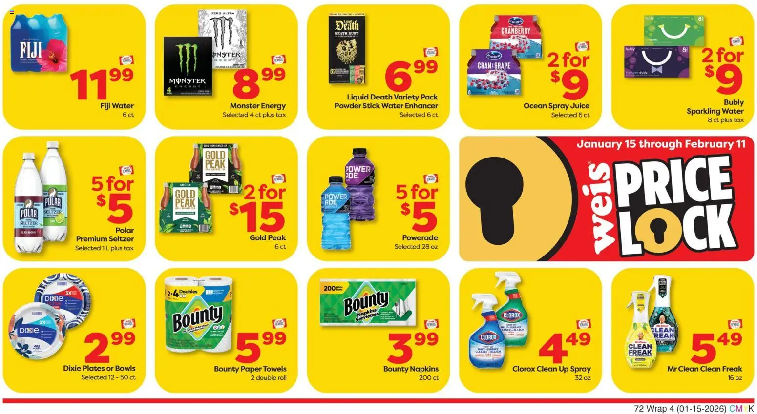 Weis Weekly Circular - WV - valid from 15.01.2026 | Page: 3 | Products: Powder, Juice, Water