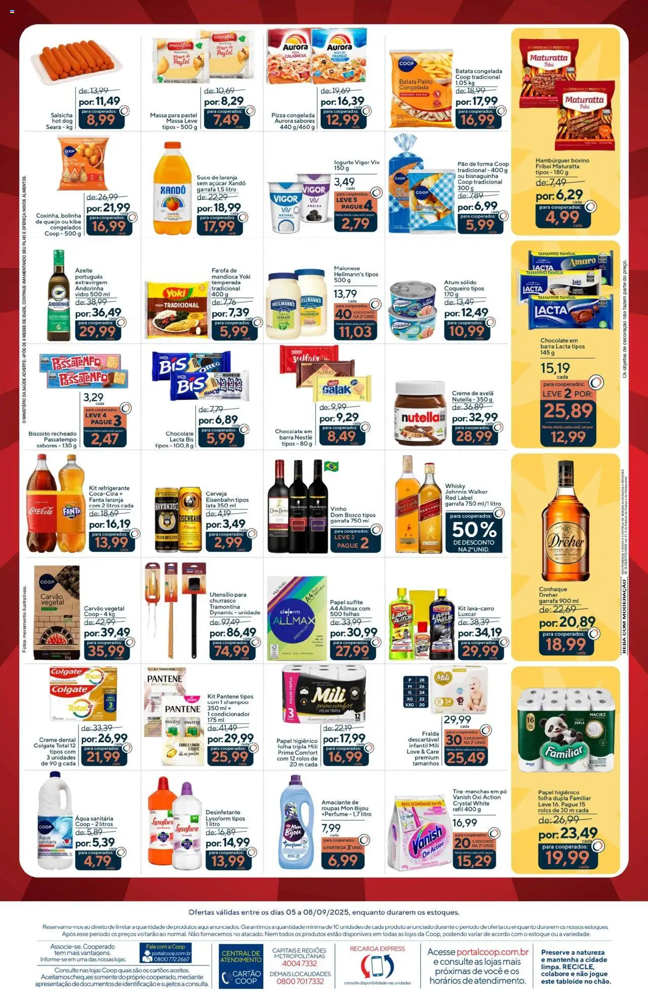 Coop Folheto - válido de 05.09.2025 | Página: 2 | Produtos: Pizza, Creme dental, Vanish, Ameixa