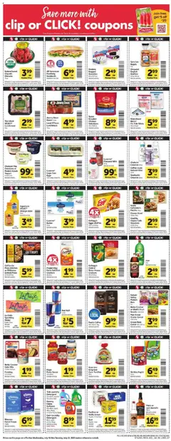Safeway Weekly Ad - CA - valid from 16.07.2025 | Page: 3 | Products: Yogurt, Pizza, Fabric softener, Pasta
