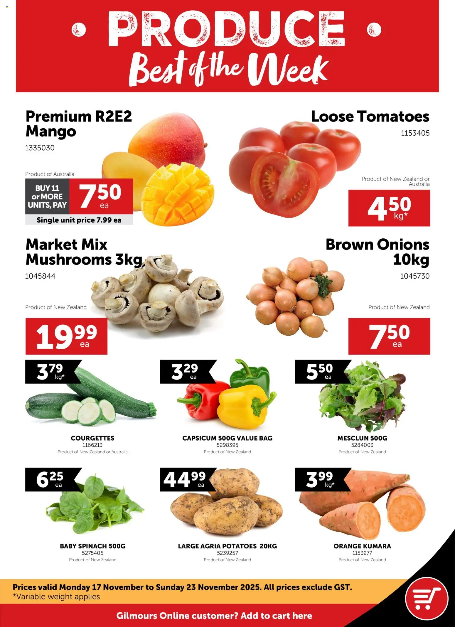 Gilmours catalogue from 17.11.2025 | Page: 1