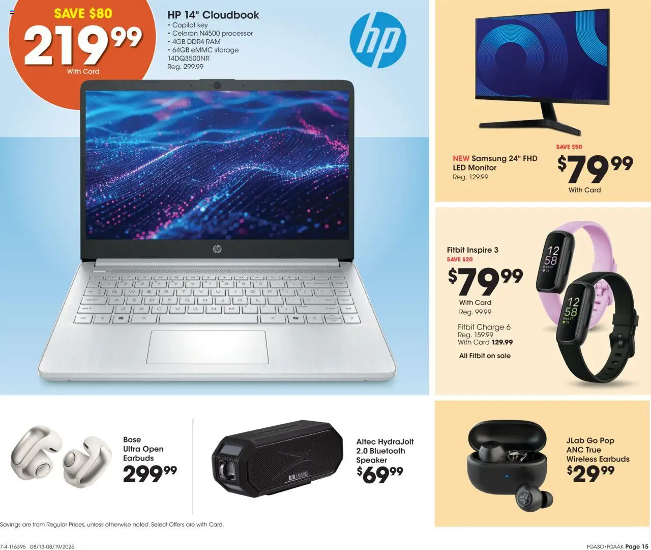 Fred Meyer Home & Apparel - valid from 13.08.2025 | Page: 17 | Products: Monitor, Speaker