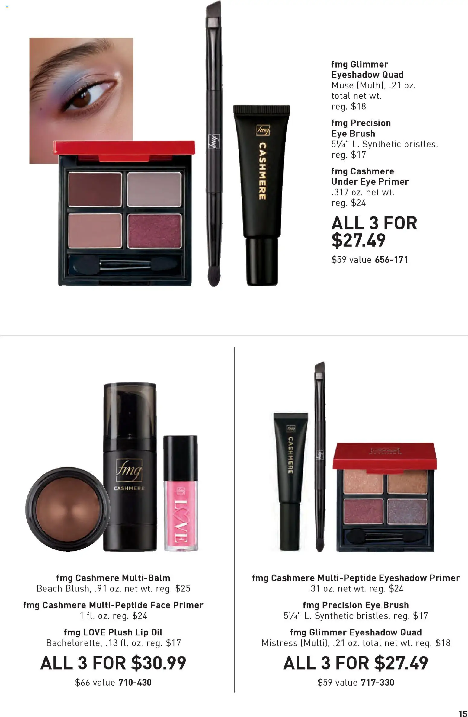 Avon Good Buys Flyer - valid from 25.03.2026 | Page: 15 | Products: Face Primer, Brush, Eyeshadow, Oil