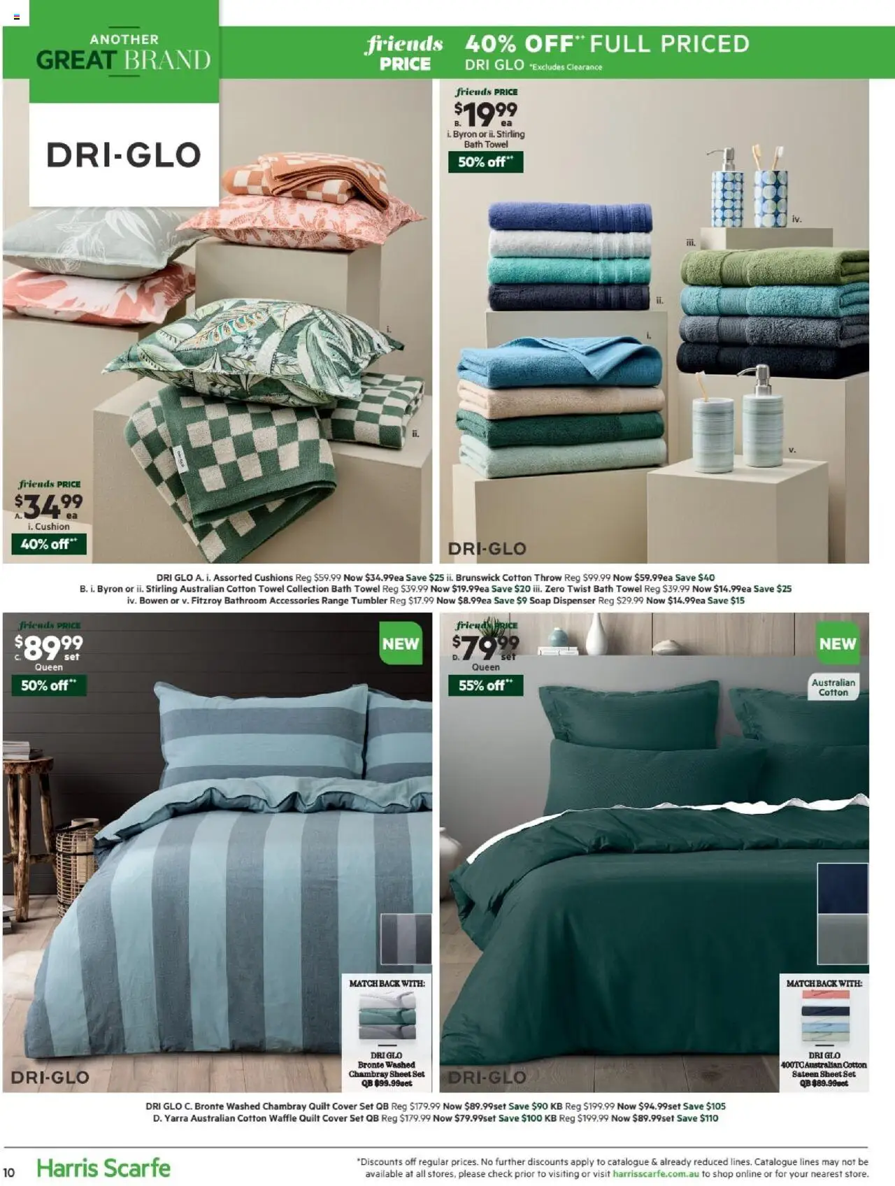 Harris Scarfe catalogue - valid from 13.10.2025 | Page: 10 | Products: Cushion, Bath, Soap, Bathroom