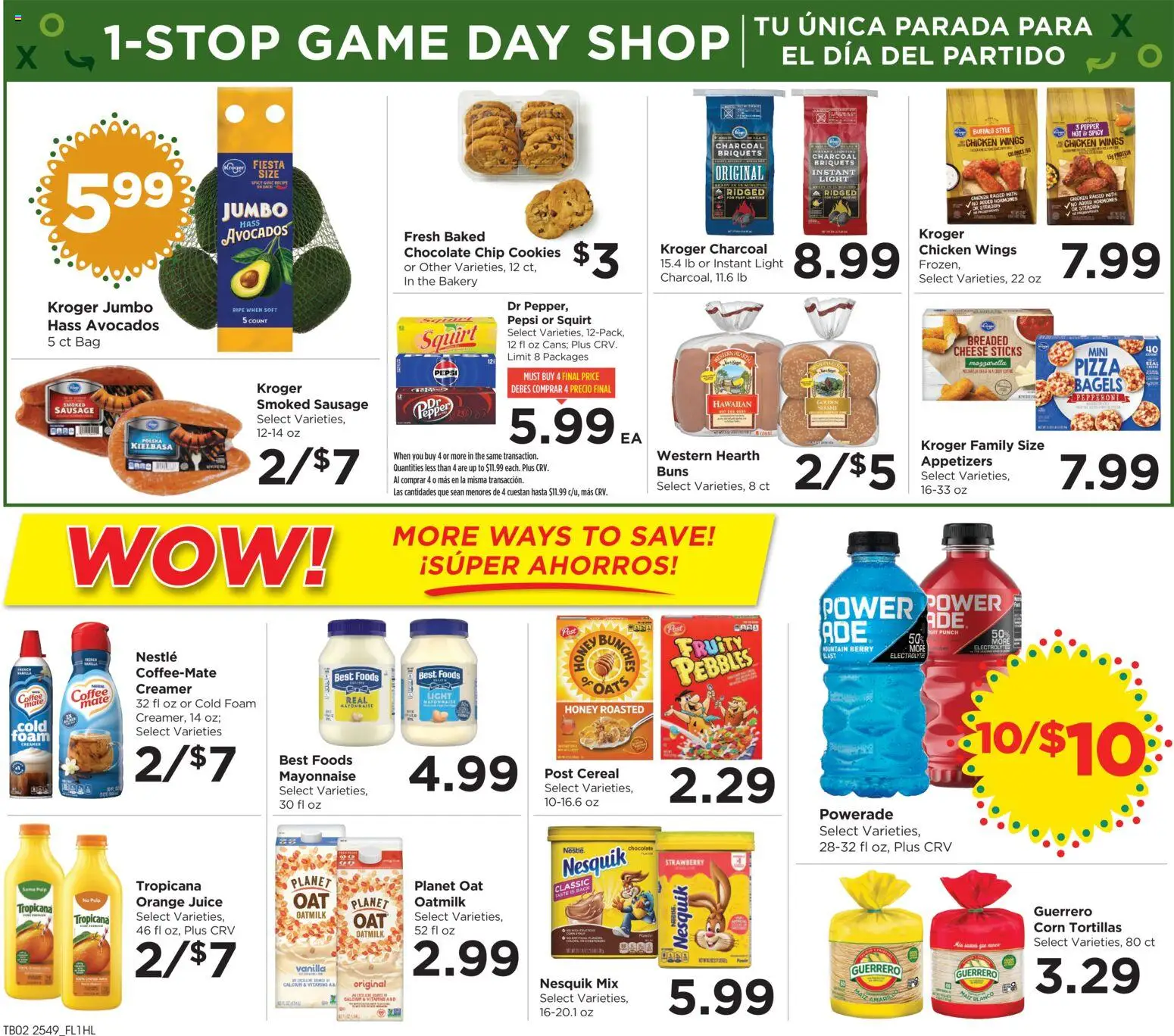 Food 4 Less Weekly Ad - valid from 07.01.2026 | Page: 3 | Products: Coffee, Juice, Game, Bag