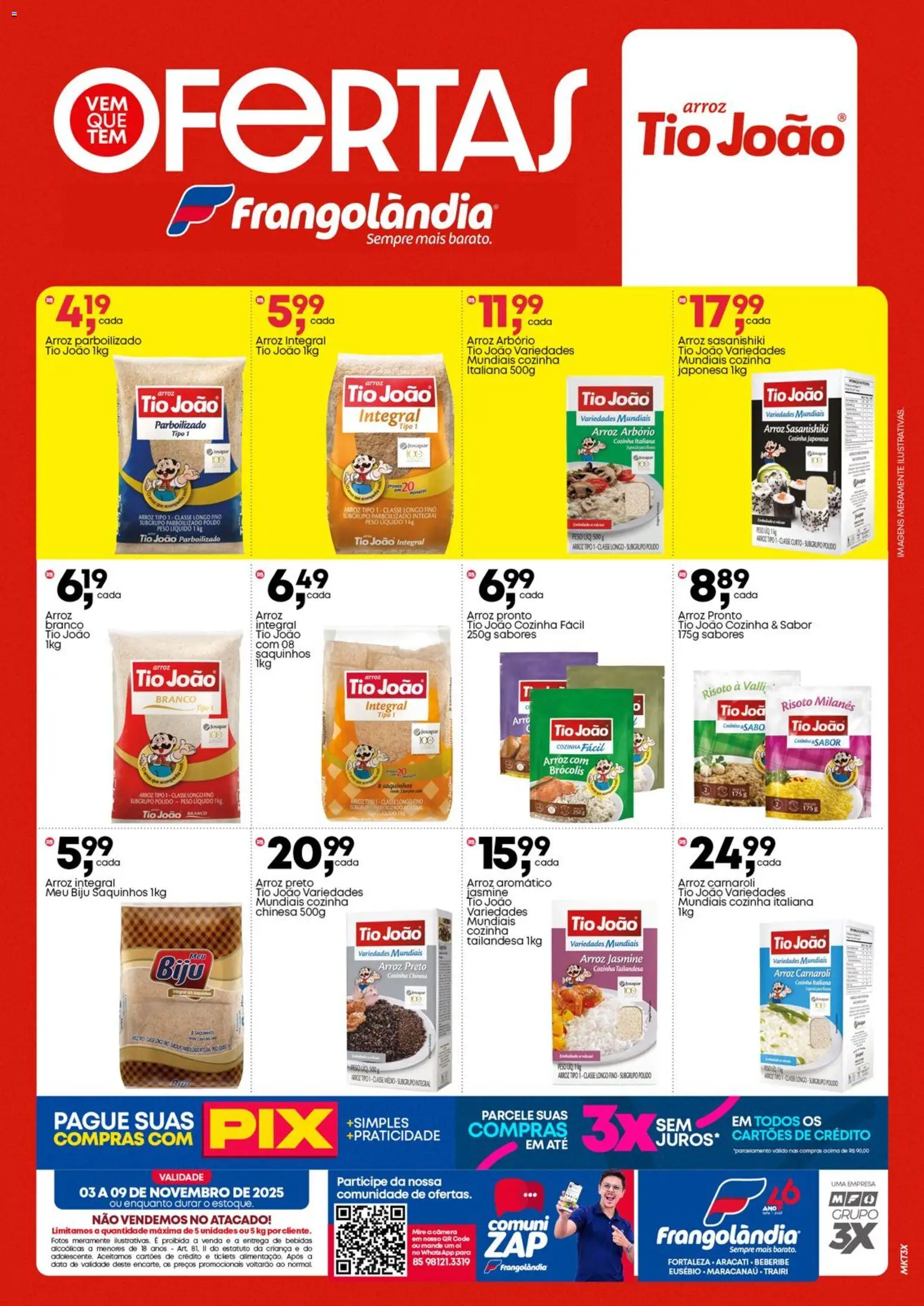Frangolândia Folheto - válido de 03.11.2025 | Página: 3 | Produtos: Arroz, Brócolis