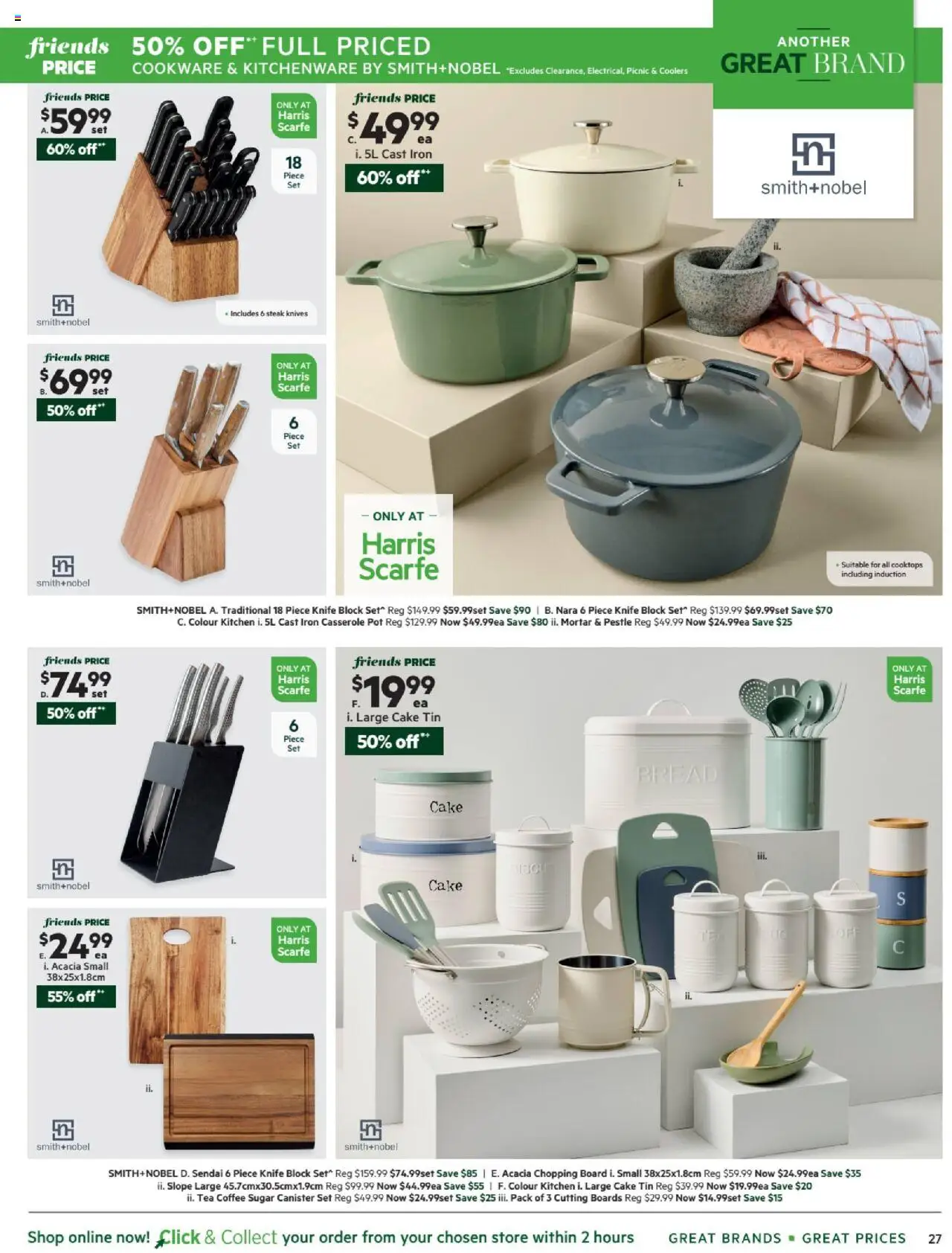 Harris Scarfe catalogue - valid from 13.10.2025 | Page: 27 | Products: Pot, Cookware, Steak, Iron