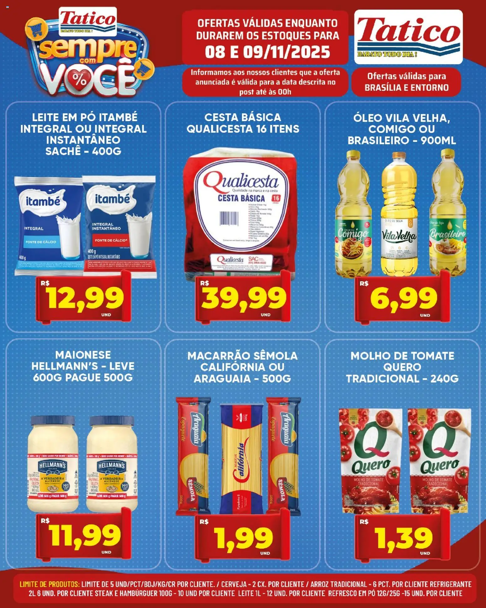 Tatico Folheto - válido de 10.11.2025 | Página: 18 | Produtos: Cesta, Cerveja, Cálcio, Refrigerante