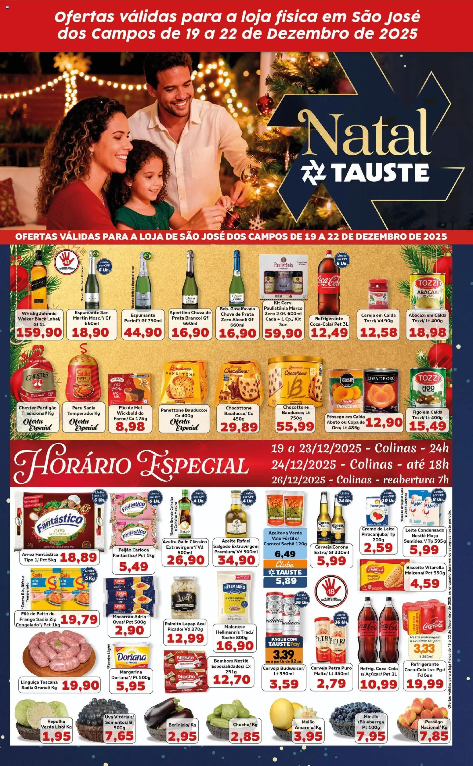 Tauste Folheto - válido de 19.12.2025 | Página: 2 | Produtos: Mirtilo, Cereja, Whisky, Doriana