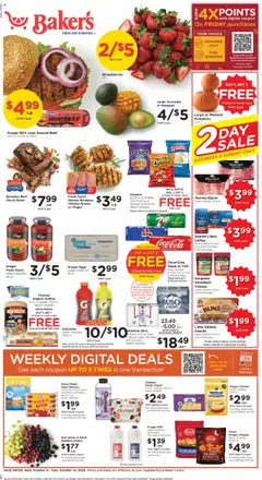 Preview of Baker's weekly ads valid from 08.10.2025