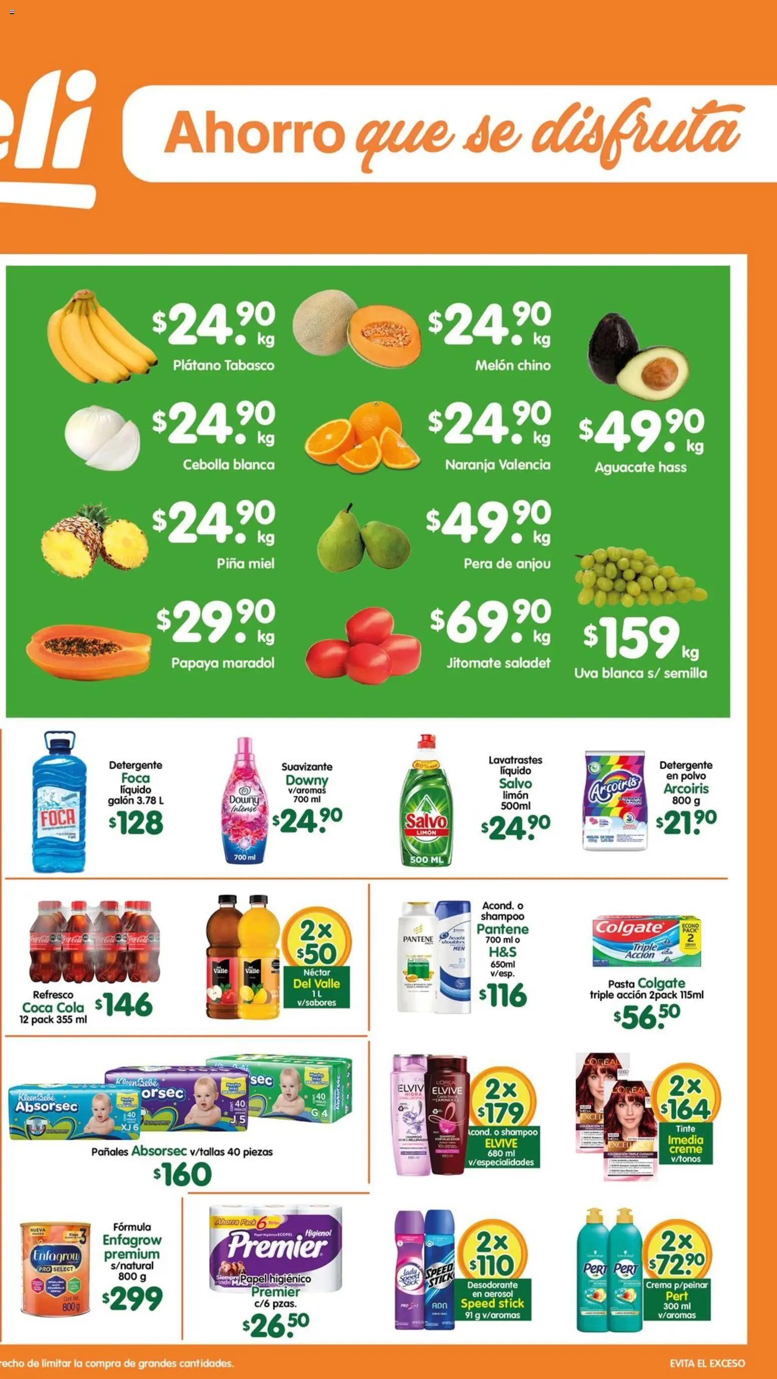 Nuevas ofertas de Arteli válidas en toda la República Mexicana desde el 13.04.2026. ¡Encuentra las mejores ofertas en Arteli folleto Valles! | Página: 2 | Productos: Plátano, Detergente, Melón, Refresco