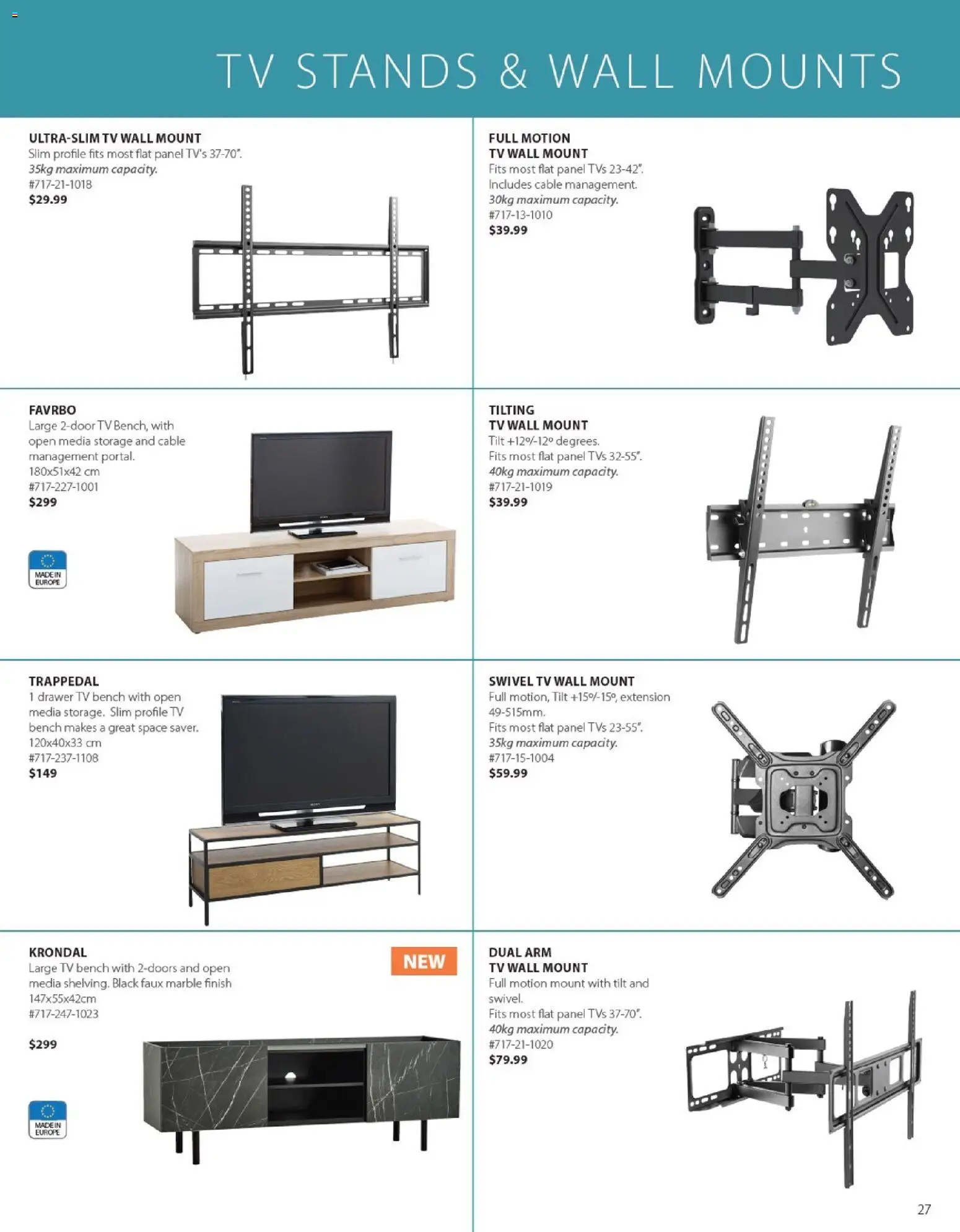 JYSK flyer valid from 01.01.2026 | Page: 27 | Products: Tv, Cable