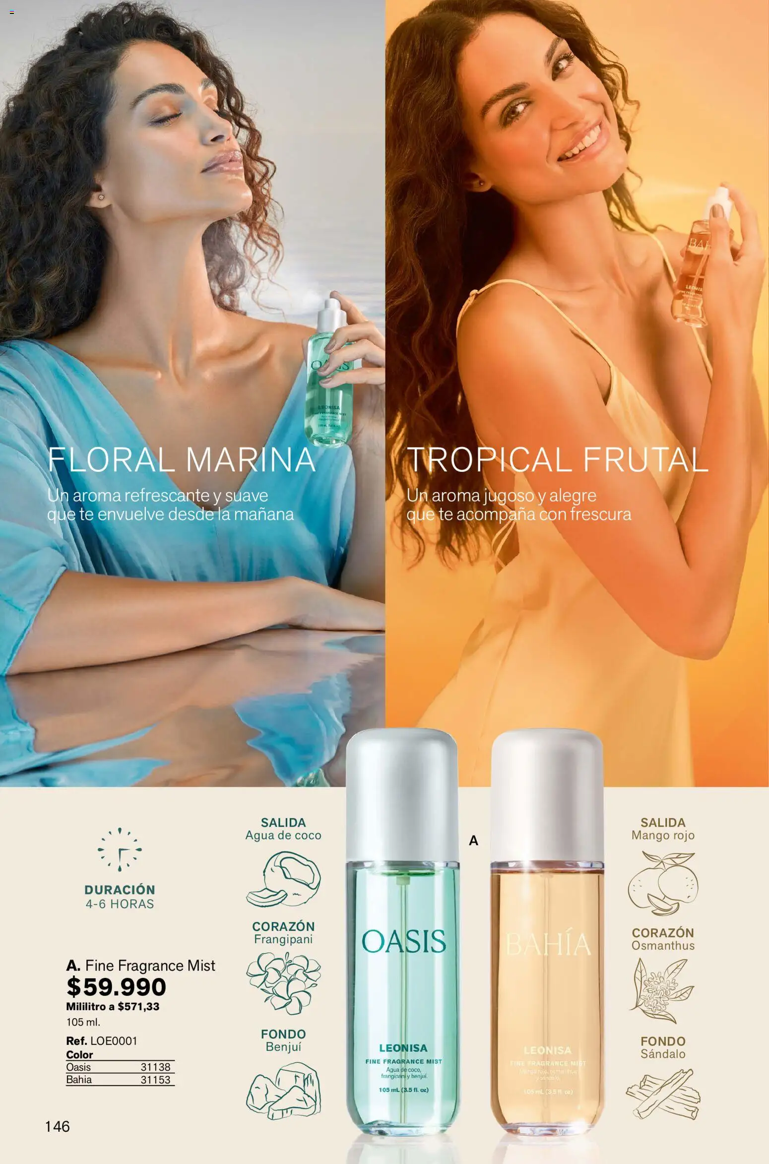 Leonisa revista - valida desde el 02.01.2026 | Página: 146 | Productos: Agua, Té, Mango, Coco