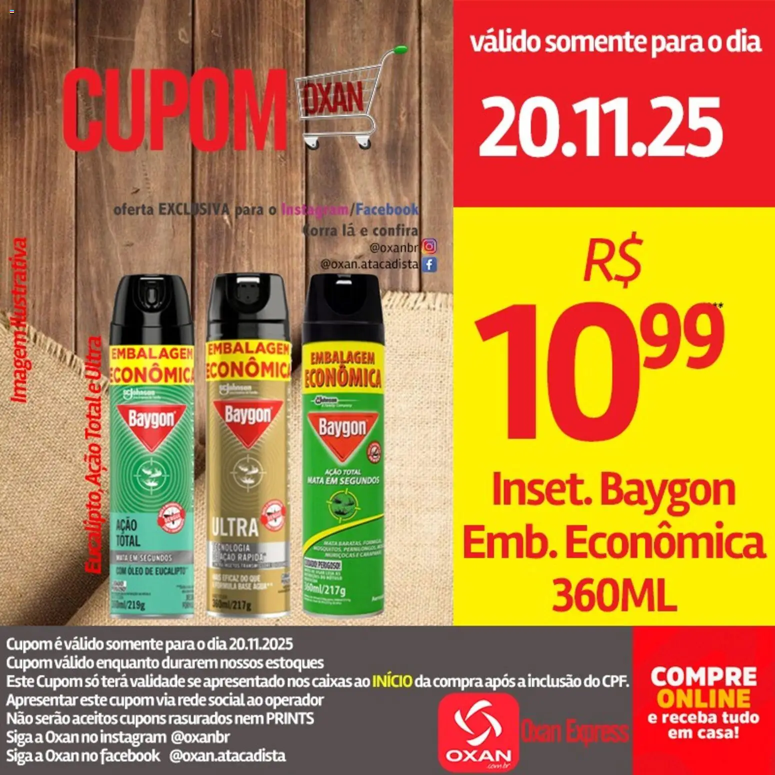 Oxan Atacadista Folheto - válido de 20.11.2025 | Página: 13 | Produtos: Óleo, Base