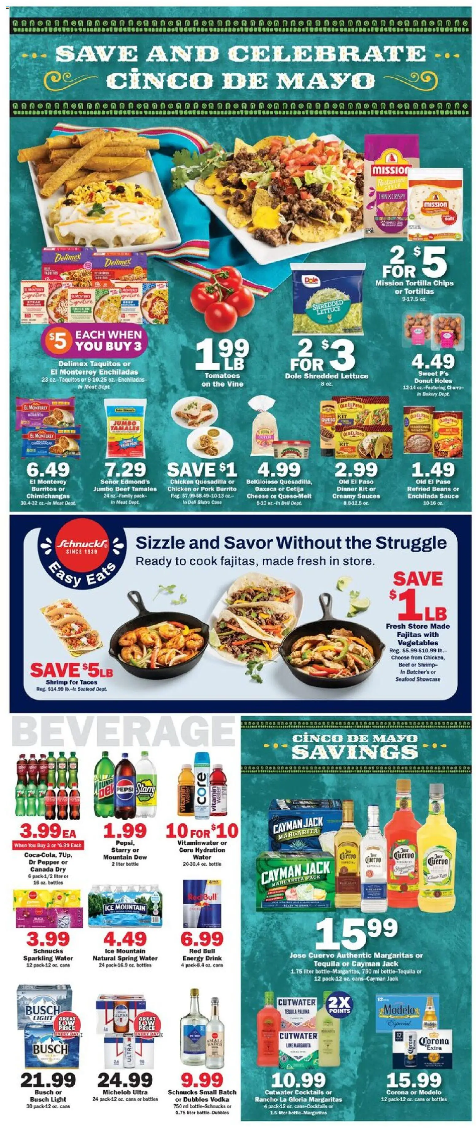 Schnucks Weekly Print Ad - MO - valid from 29.04.2026 | Page: 3 | Products: Bakery, Water, Sauce, Pepper