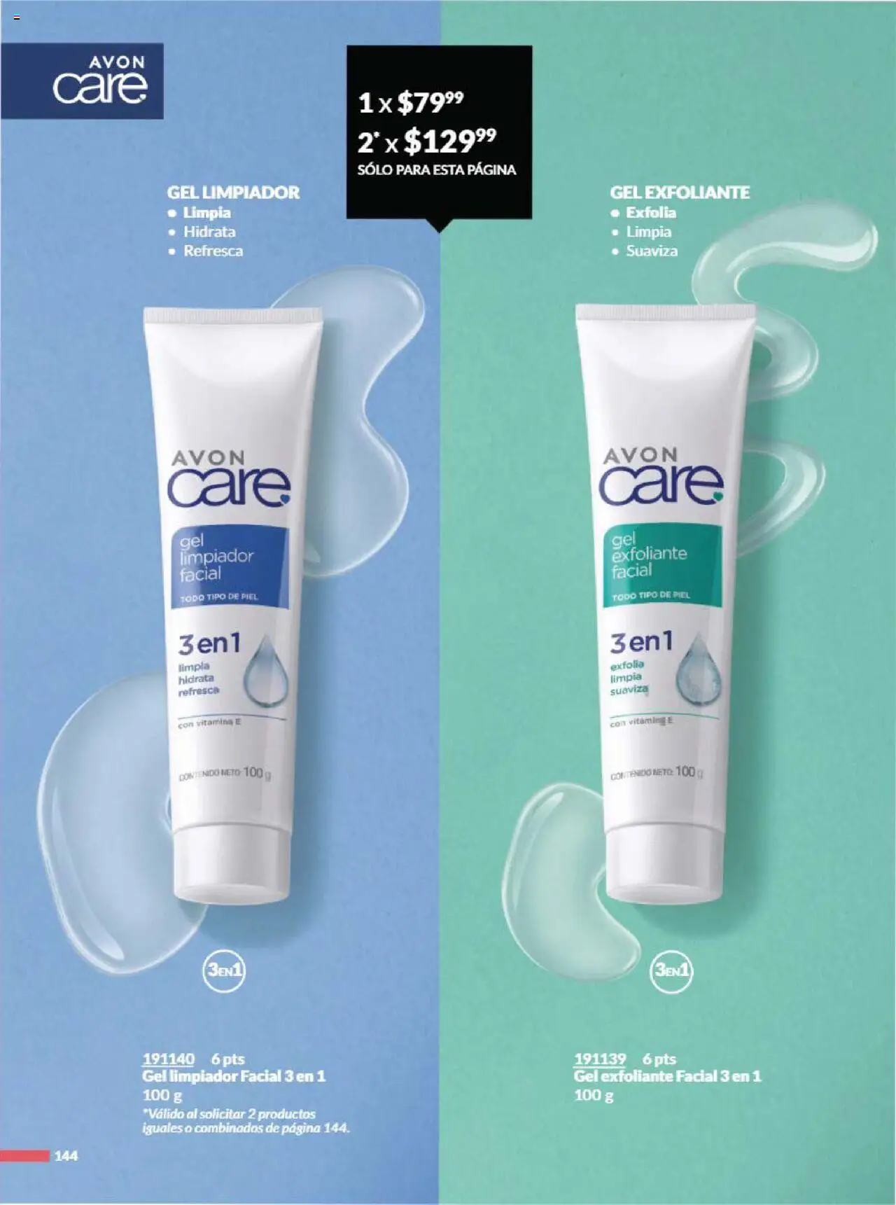Nuevas ofertas de AVON válidas en toda la República Mexicana desde el 09.08.2025. ¡Encuentra las mejores ofertas en AVON - Campaña 13 2025! | Página: 153 | Productos: Exfoliante facial, Limpiador, Limpiador facial