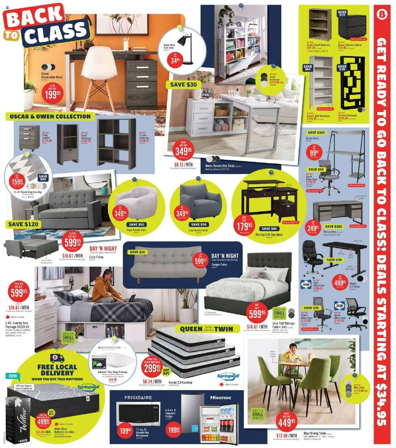 The Brick flyer valid from 31.07.2025 | Page: 13 | Products: Bed, Table, Chair, Lamp