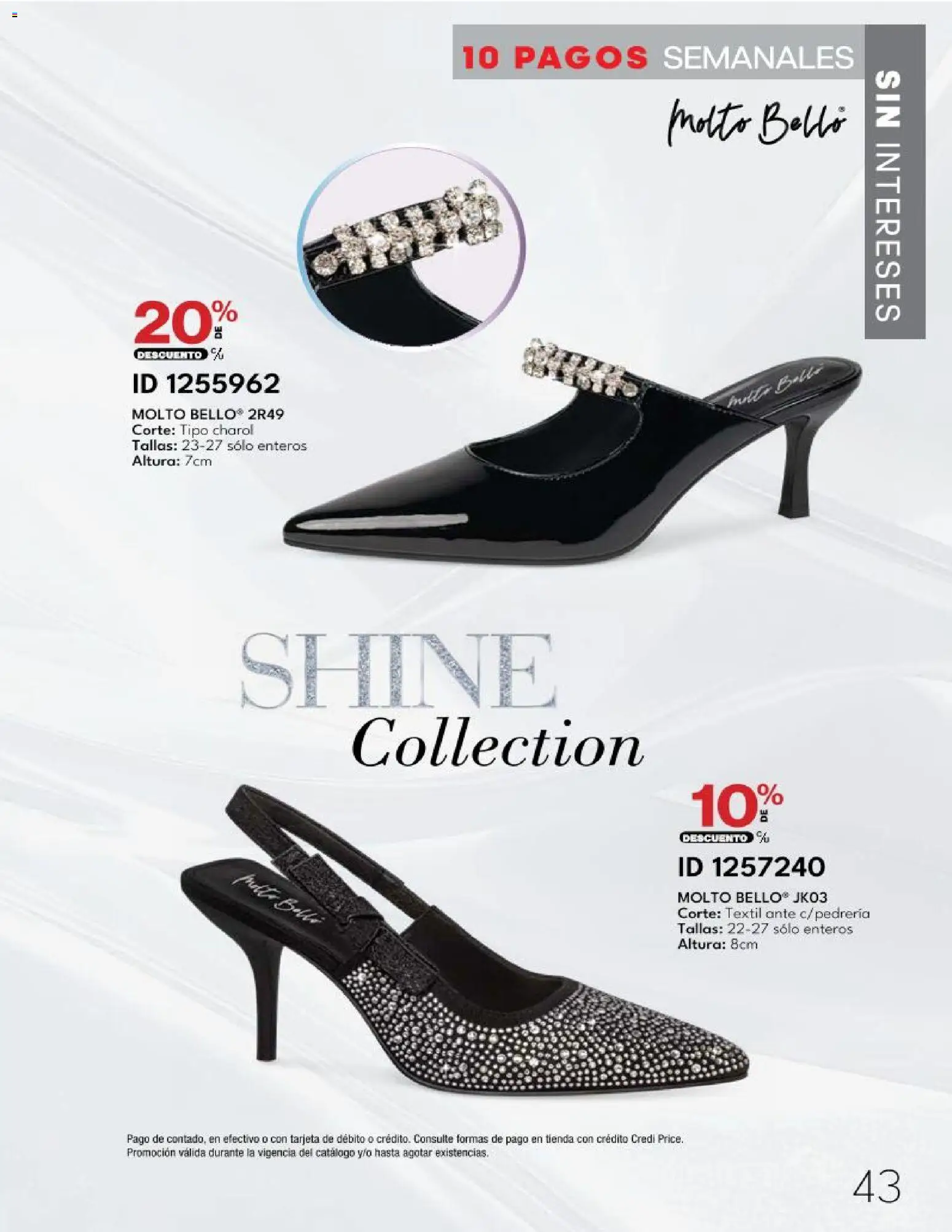 Nuevas ofertas de Price Shoes válidas en toda la República Mexicana desde el 20.03.2026. ¡Encuentra las mejores ofertas en Price Shoes catálogo 10 Pagos Sin Intereses! | Página: 43