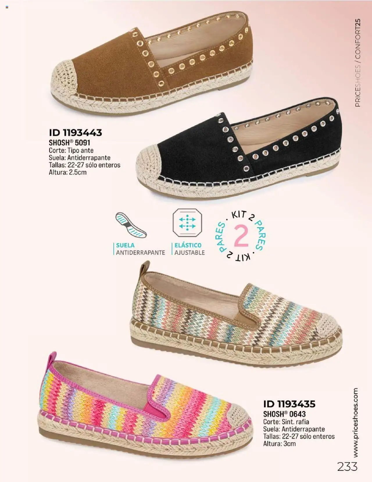 Nuevas ofertas de Price Shoes válidas en toda la República Mexicana desde el 10.02.2025. ¡Encuentra las mejores ofertas en Price Shoes catálogo Confort! | Página: 233