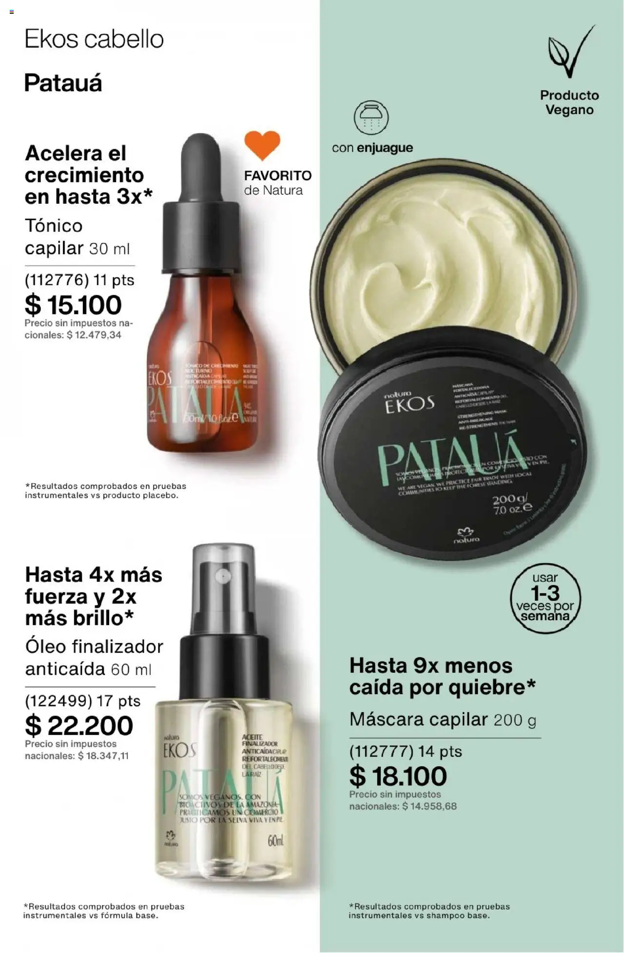 Natura - Catálogo Ciclo 15 │ válido desde el 01.10.2025 | Página: 245 | Productos: Aceite, Máscara, Shampoo