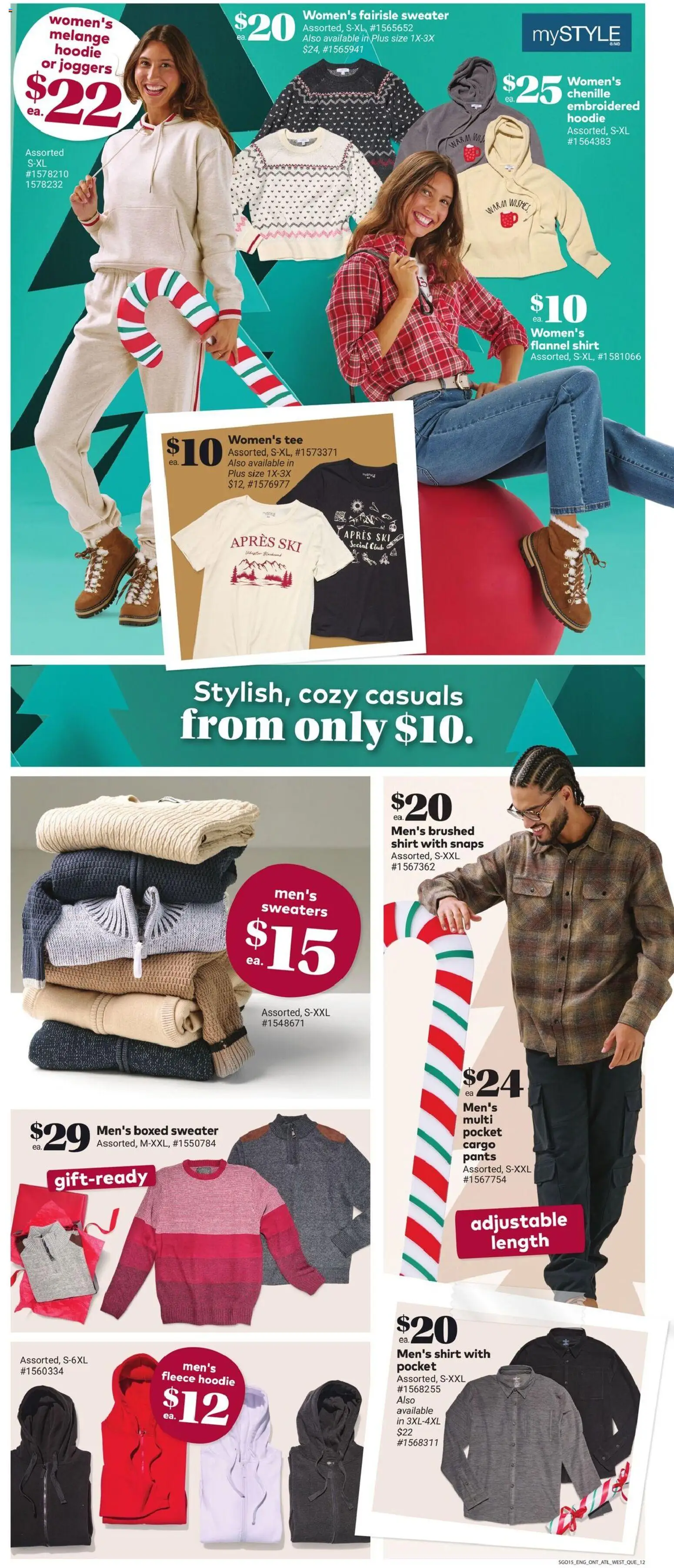 Giant Tiger flyer valid from 12.11.2025 | Page: 14 | Products: T-shirt, Shirt, Hoodie, Pants