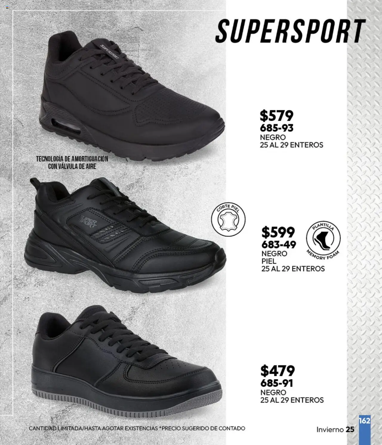 Nuevas ofertas de Cklass válidas en toda la República Mexicana desde el 16.09.2025. ¡Encuentra las mejores ofertas en Cklass - Catálogo Invierno Sportbrands! | Página: 163 | Productos: Válvula
