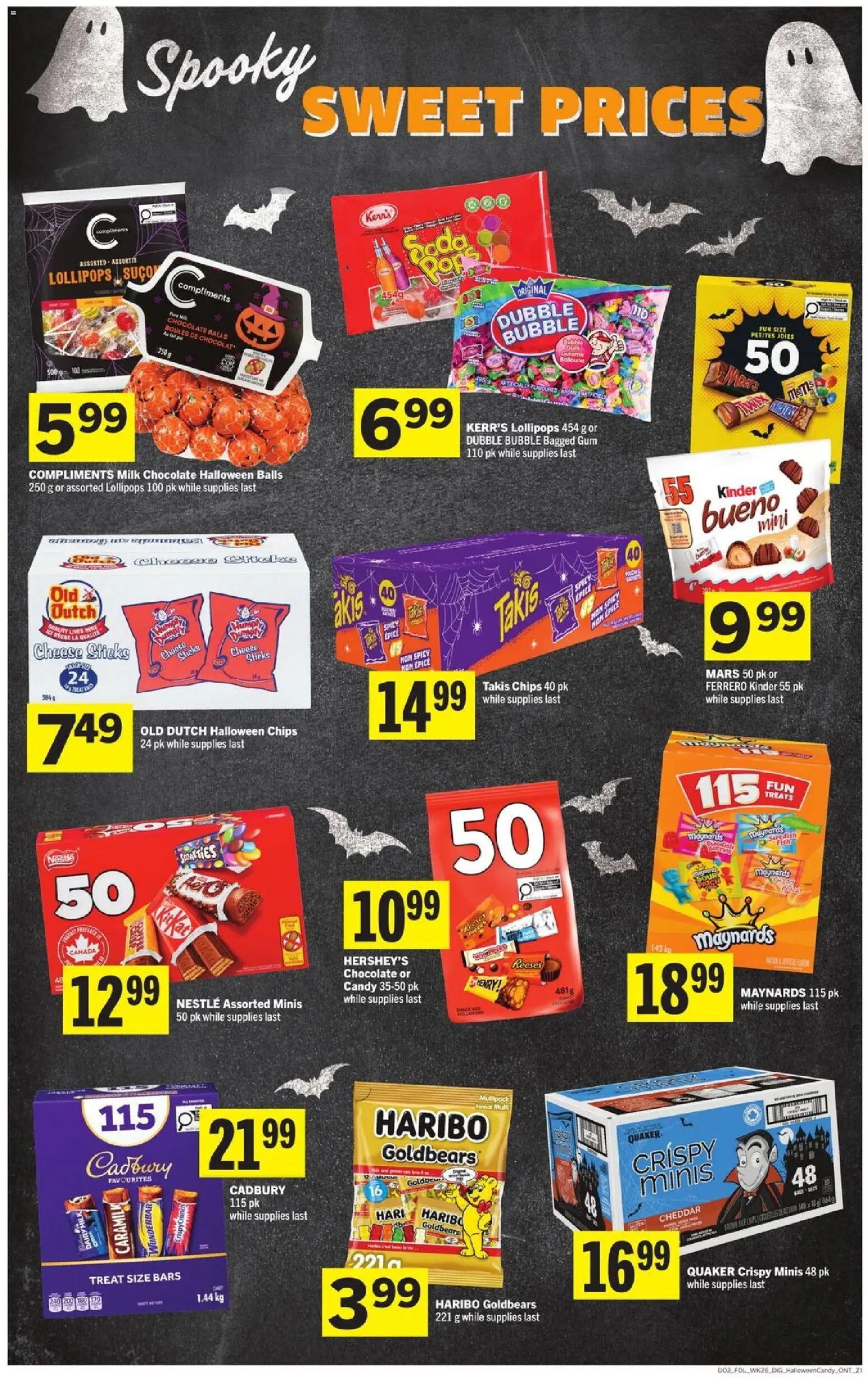 Foodland flyer valid from 23.10.2025 | Page: 3 | Products: Fish, Chips, Milk, Cheese