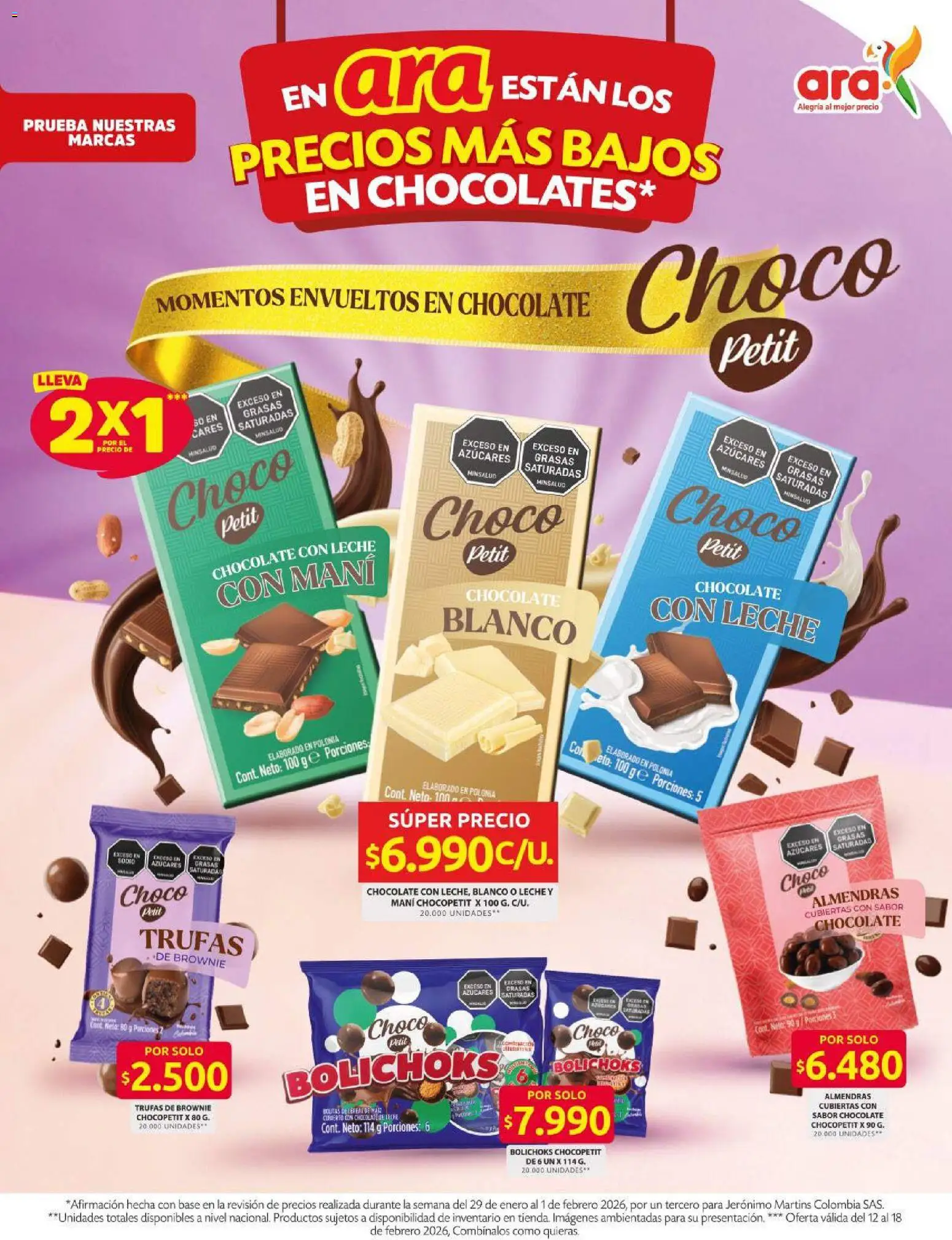Ara revista - valida desde el 12.02.2026 | Página: 7 | Productos: Té, Maiz, Suspensor, Chocolate
