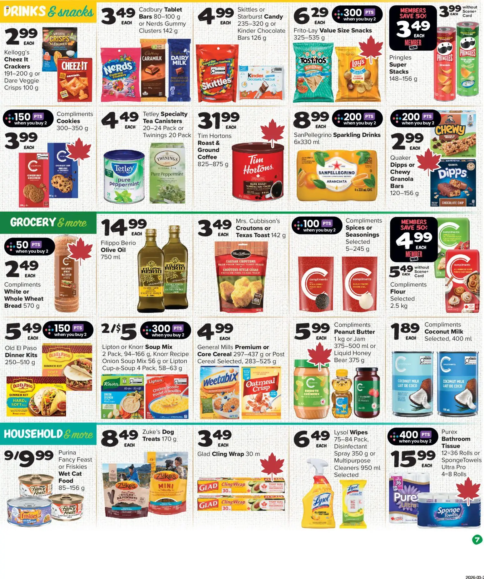 Thrifty Foods flyer valid from 09.04.2026 | Page: 8 | Products: Tablet, Sponge, Butter, Chicken