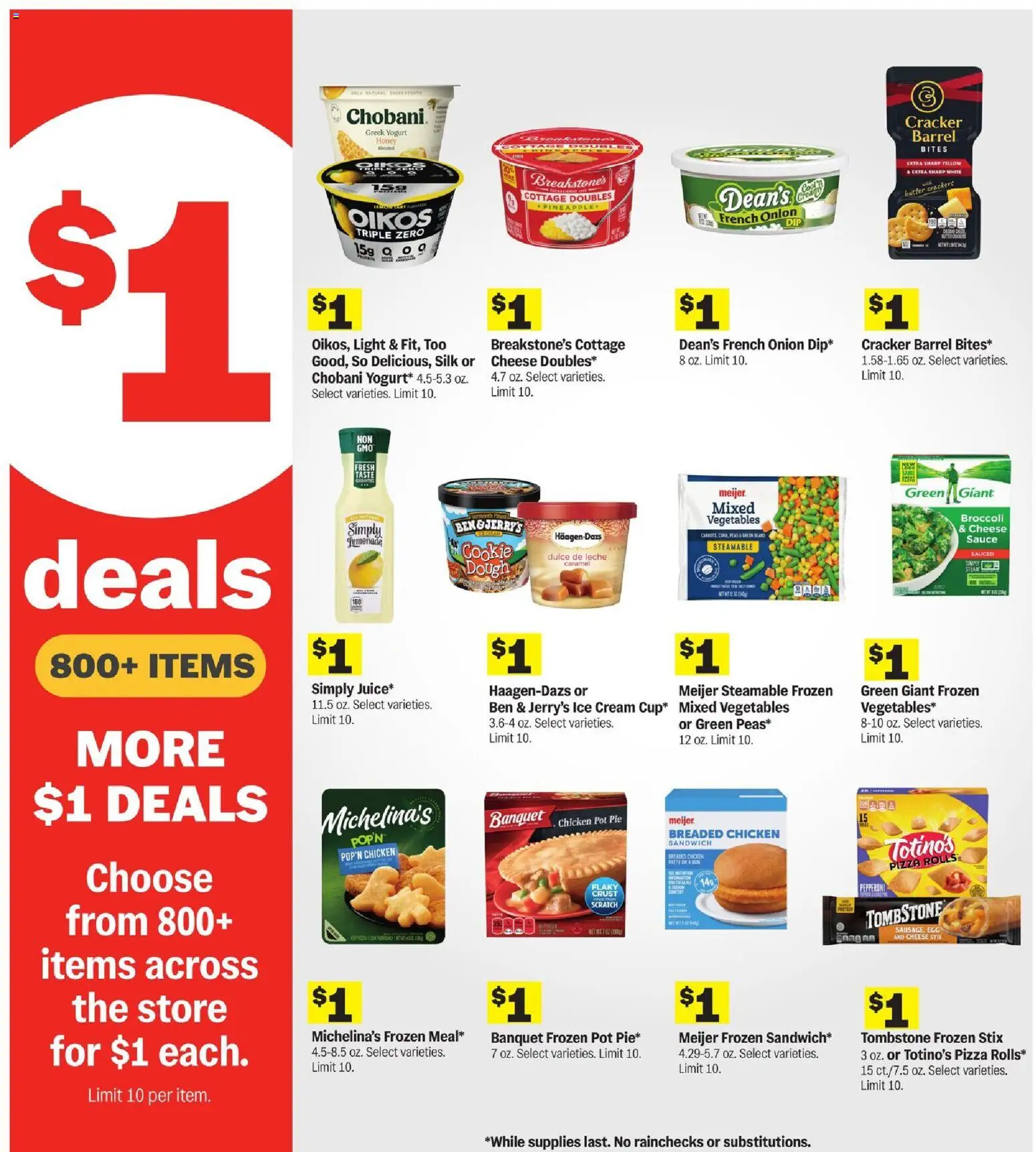 Meijer Weekly Ad - valid from 25.02.2026 | Page: 6 | Products: Butter, Cheese, Vegetables, Onion