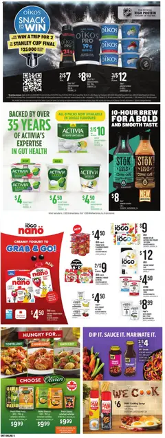 Preview of Zehrs weekly flyer / circulaire from shop Zehrs valid from 09.04.2026 | Page: 18 | Products: Pasta, Game, Yogurt, Coffee