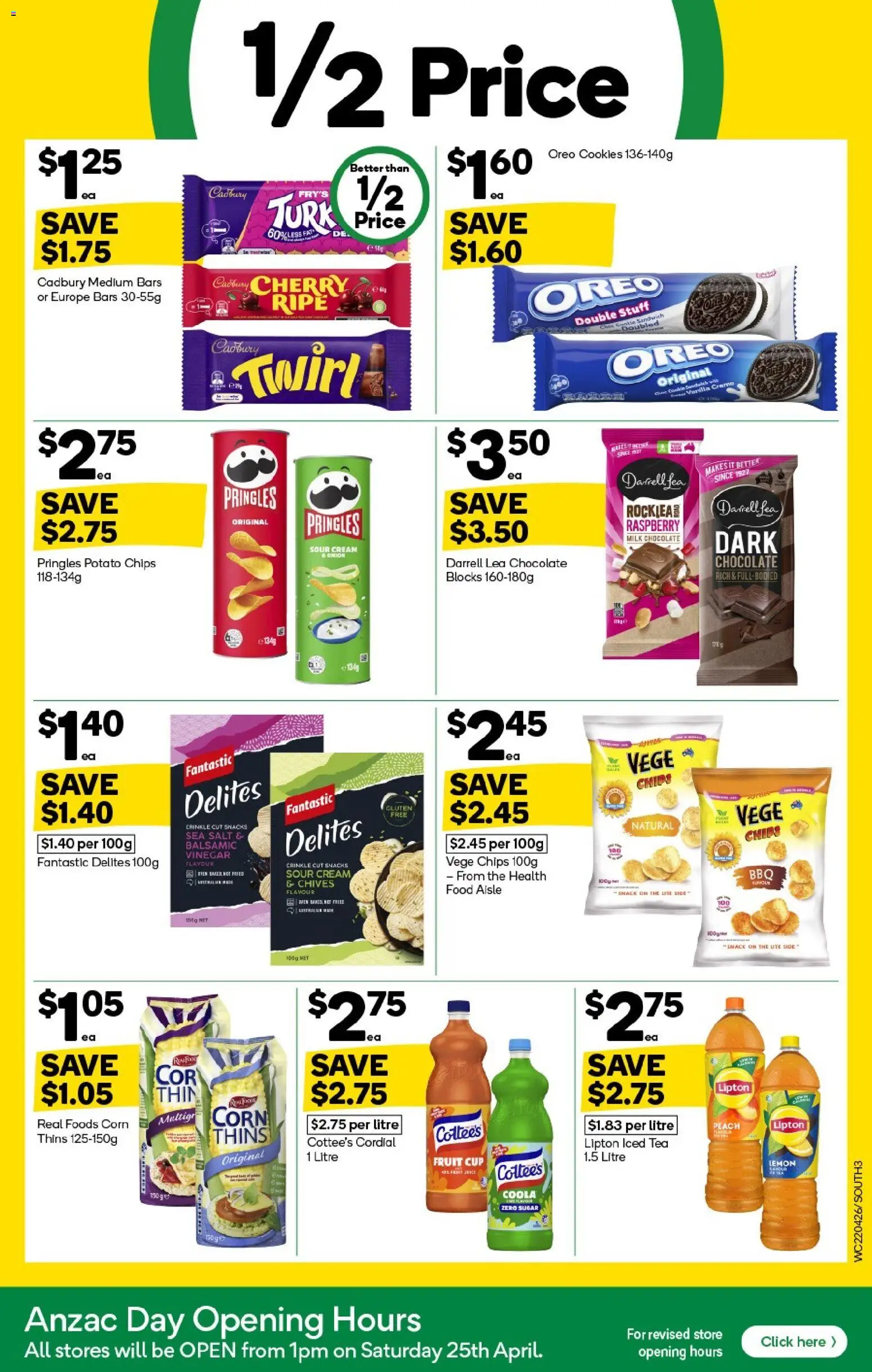 Woolworths catalogue - valid from 22.04.2026 | Page: 3 | Products: Chocolate, Chips, Vinegar, Raspberry
