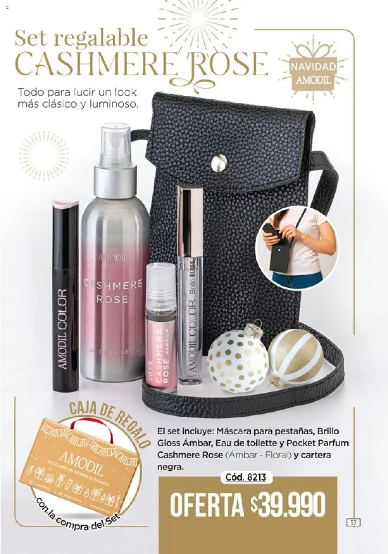 Catálogo Amodil Campaña 17/2025 │ válido desde el 14.10.2025 | Página: 57 | Productos: Caja, Eau de toilette, Máscara, Brillo