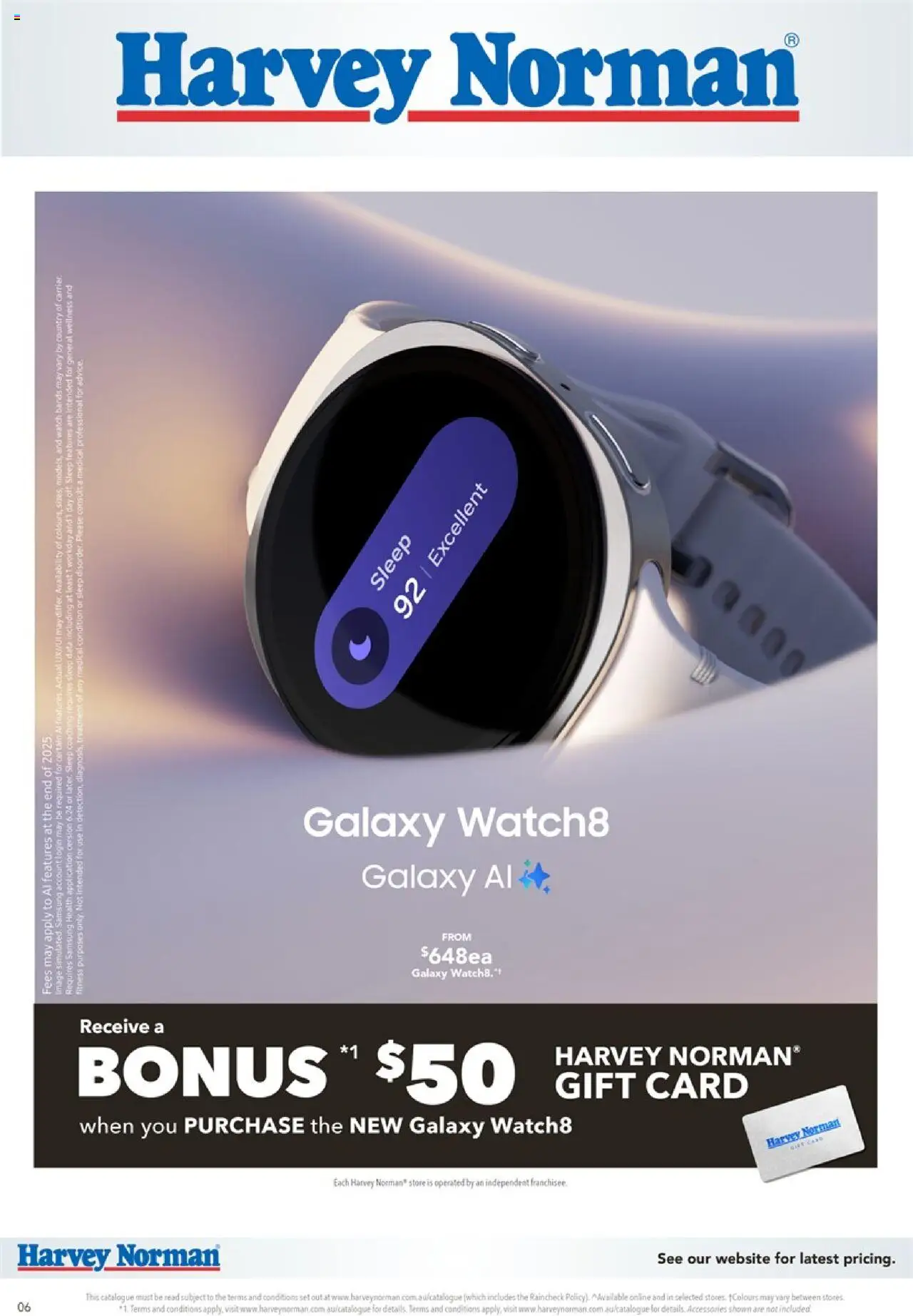 Harvey Norman catalogue - valid from 01.08.2025 | Page: 6 | Products: Accessories, Watch, Treatment