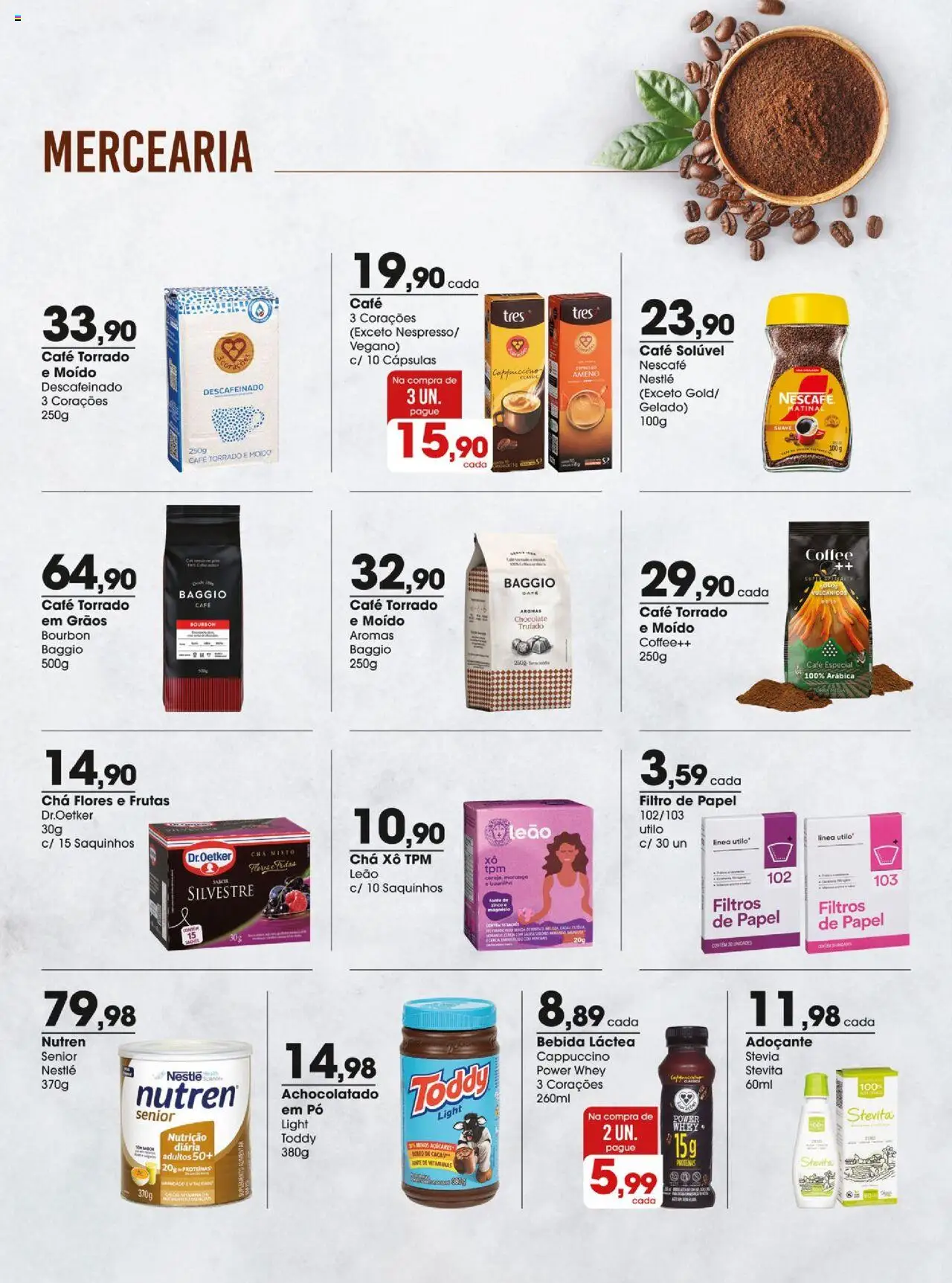 Zaffari Folheto - válido de 09.09.2025 | Página: 6 | Produtos: Achocolatado, Flores, Café, Chocolate