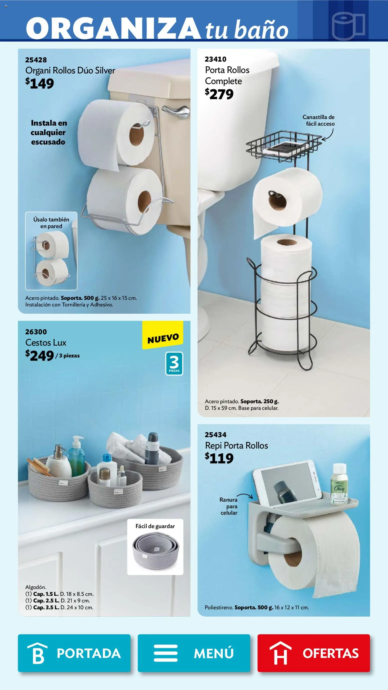 Nuevas ofertas de Betterware válidas en toda la República Mexicana desde el 02.02.2026. ¡Encuentra las mejores ofertas en Betterware campaña 2 2026! | Página: 92 | Productos: Baño