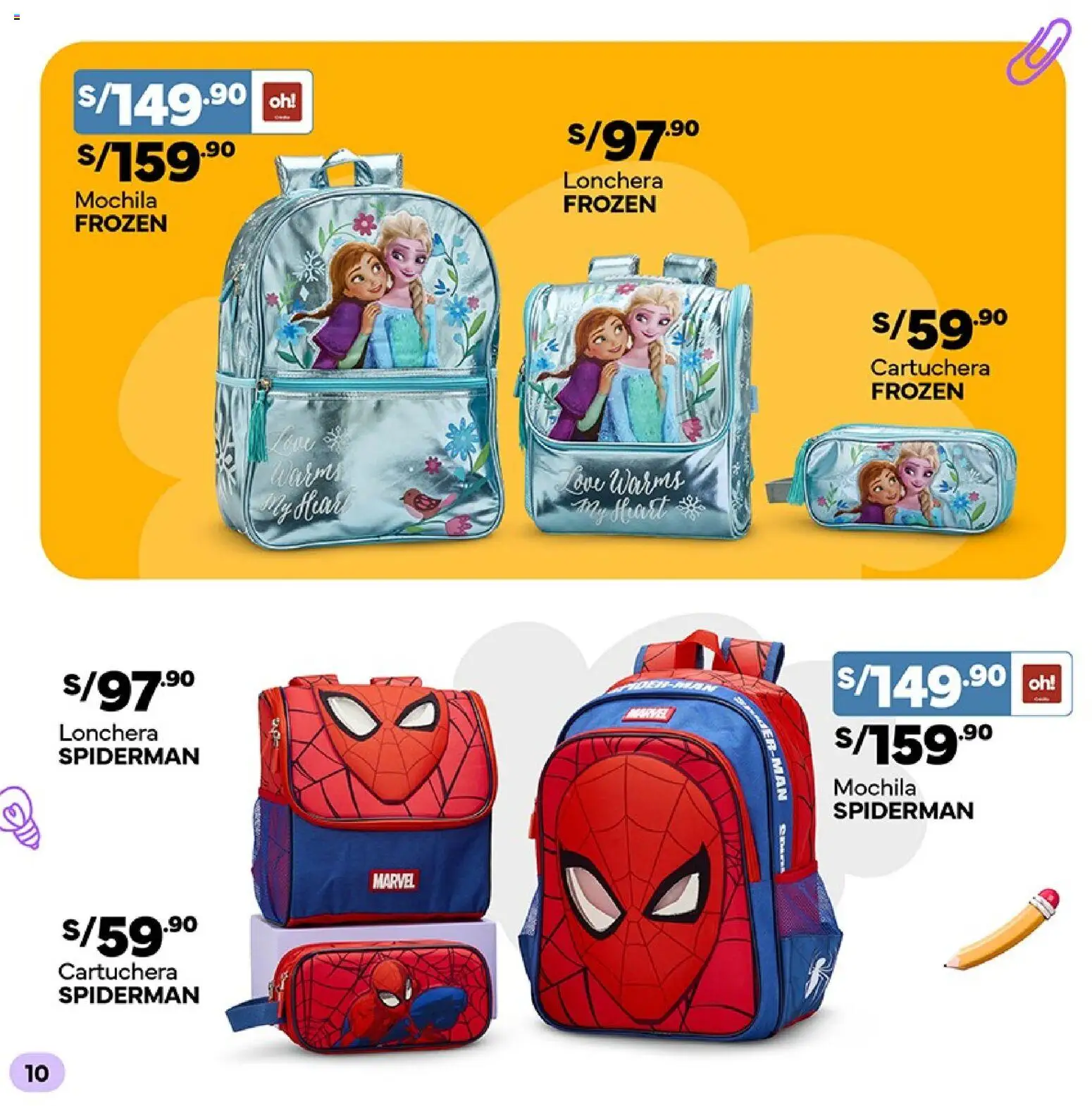 Catálogo Plaza Vea válido desde 02.02.2026 | Página: 10 | Productos: Mochila