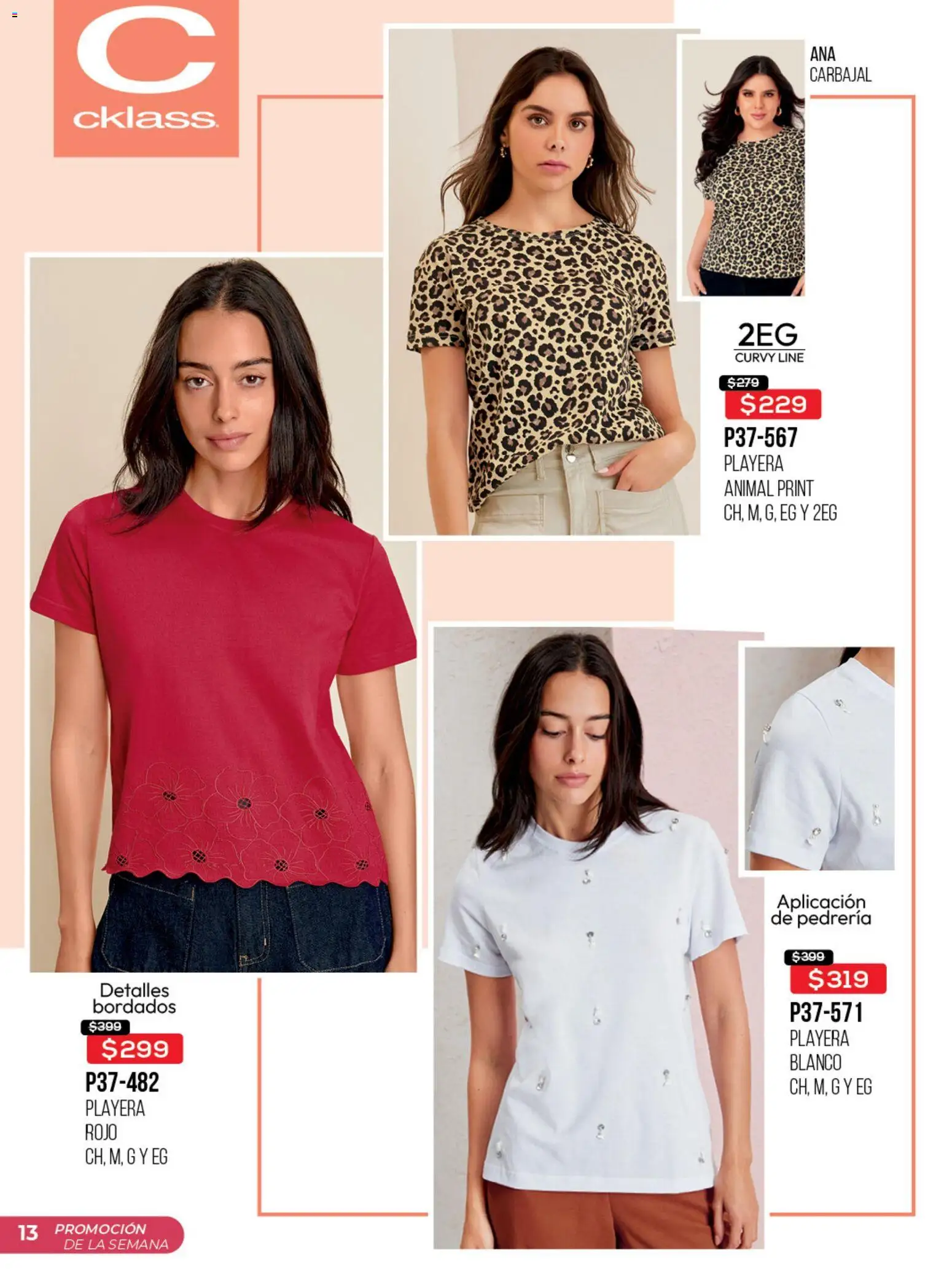 Nuevas ofertas de Cklass válidas en toda la República Mexicana desde el 03.03.2026. ¡Encuentra las mejores ofertas en Cklass catálogo Promo semanal! | Página: 14 | Productos: Playera