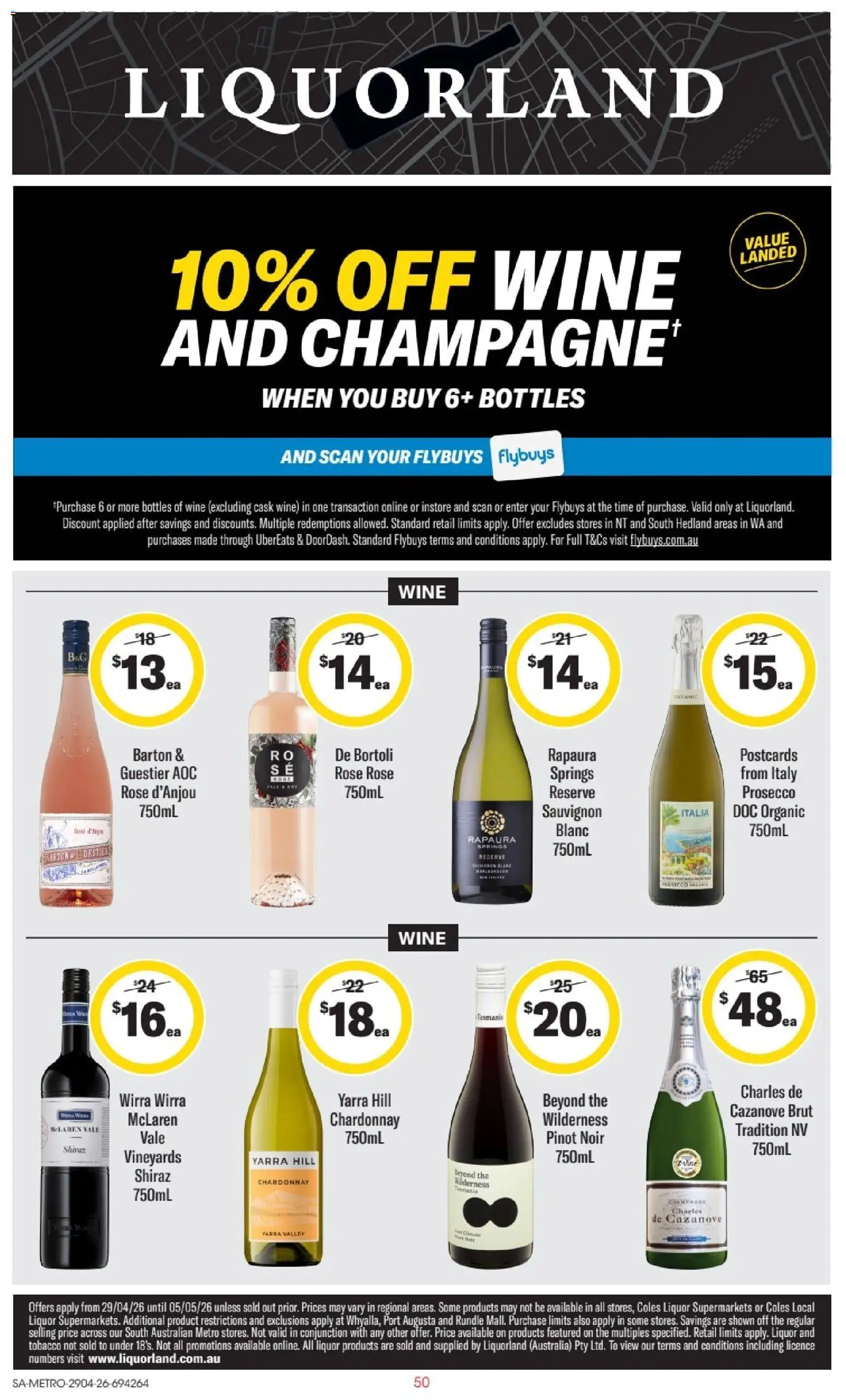 Liquorland catalogue - valid from 29.04.2026 | Page: 1 | Products: Wine