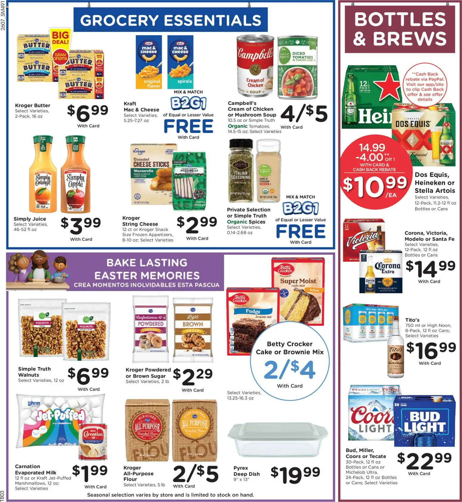 Smith's Weekly Ad - NM - valid from 18.03.2026 | Page: 4 | Products: Clip, Powder, Butter, Tomatoes