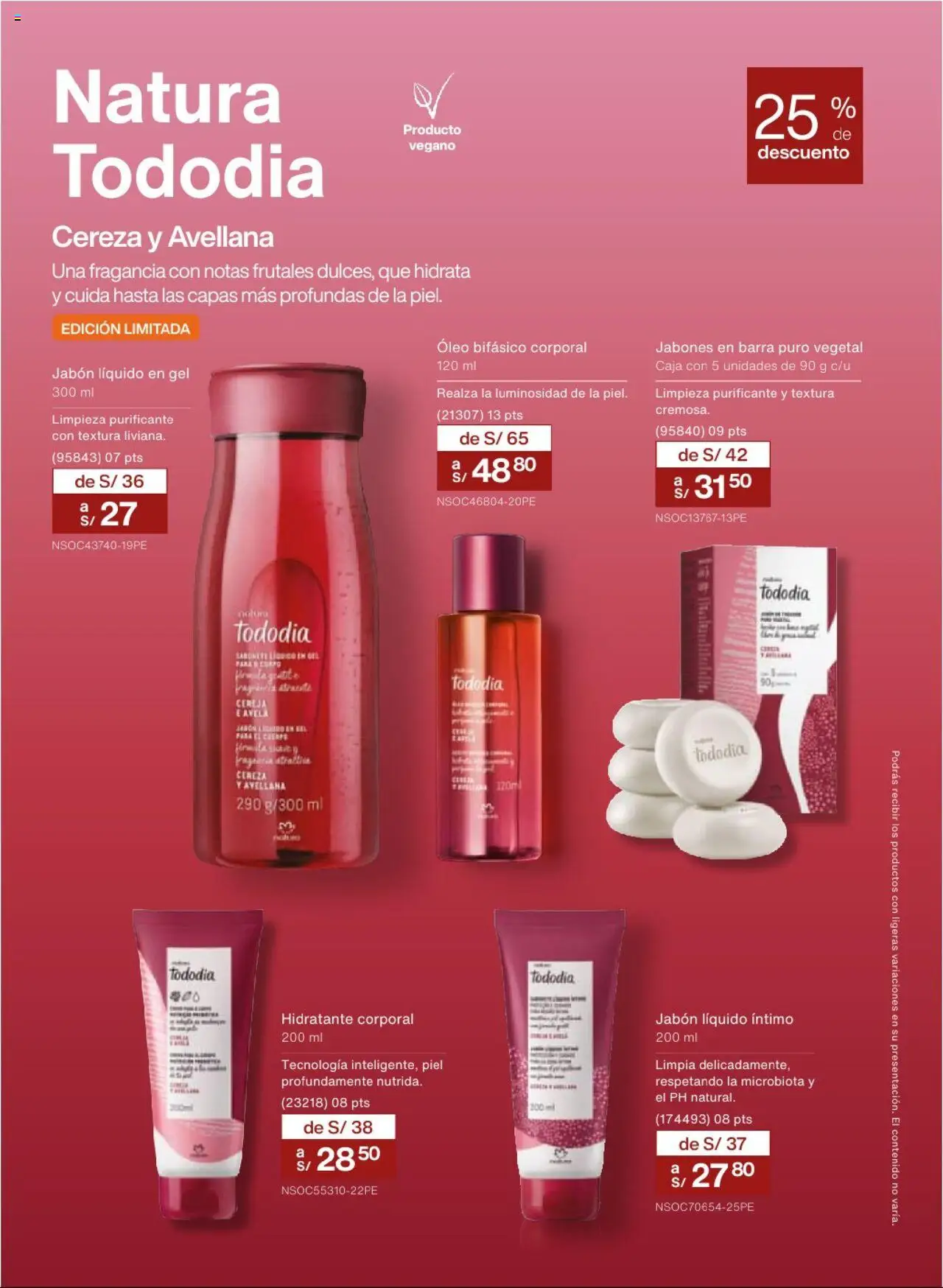 Catálogo Natura válido desde 22.07.2025 | Página: 118 | Productos: Jabón, Caja, Fragancia