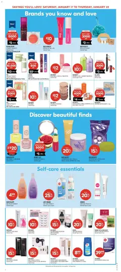 Preview of Shoppers weekly flyer / circulaire from shop Shoppers valid from 16.01.2026 | Page: 13 | Products: Mascara, Eyeliner, Shampoo, Oil