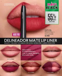Catálogo CyZone Campaña 17 válido desde el 14.10.2025 | Página: 61 | Productos: Mate, Delineador, Labial