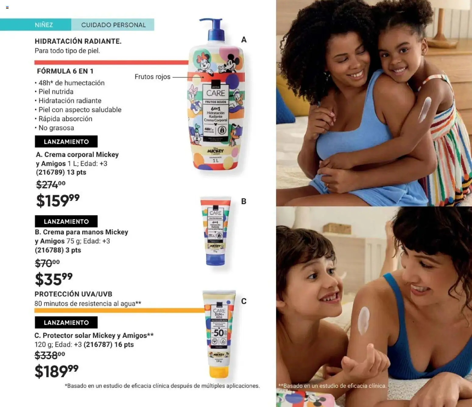 Nuevas ofertas de AVON válidas en toda la República Mexicana desde el 02.04.2026. ¡Encuentra las mejores ofertas en AVON Casa & Estilo 6 2026! | Página: 154 | Productos: Agua, Radiante, Body, Protector solar